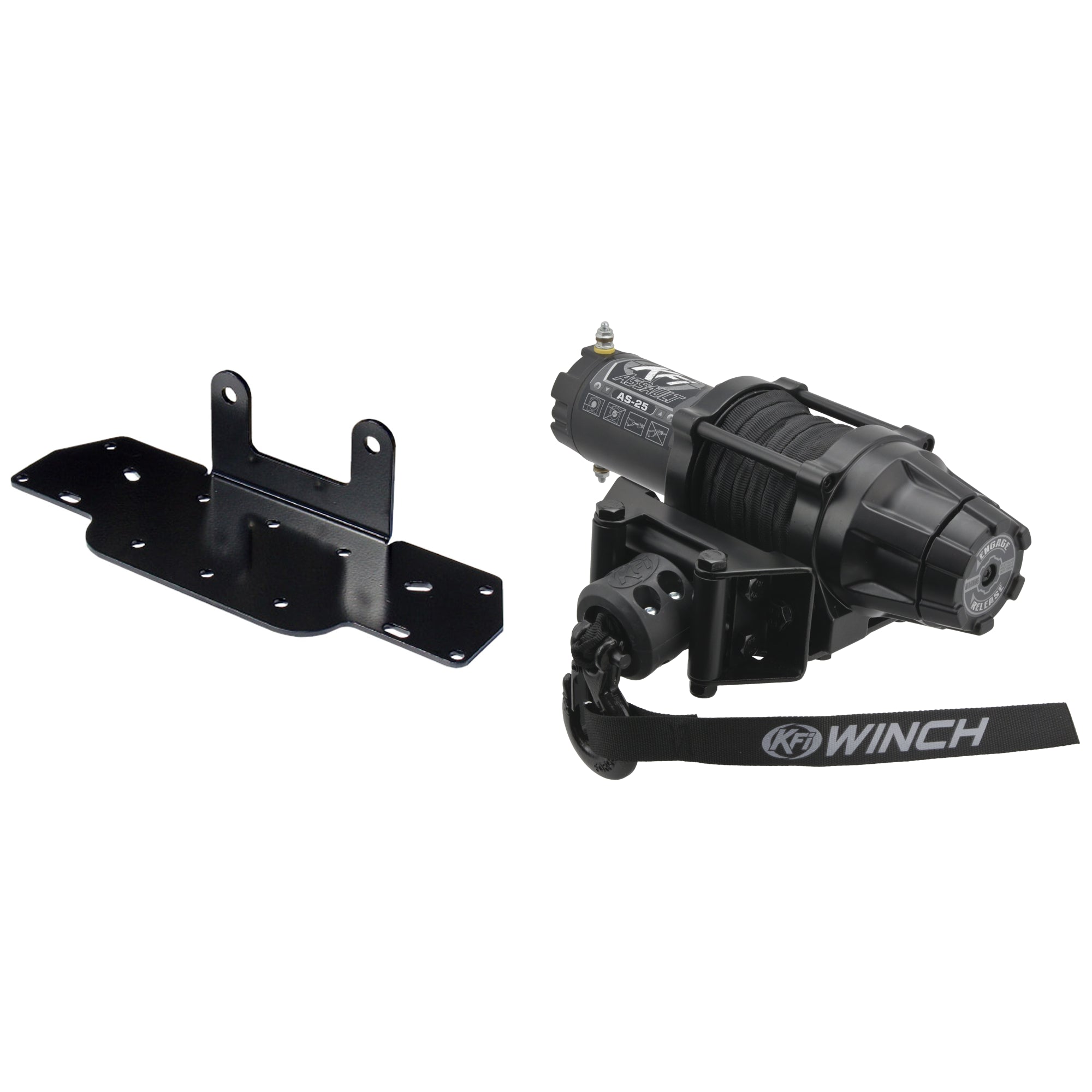 KFI Winch Kit For Kawasaki 360 Prairie 2x4, 4x4 2002-2013