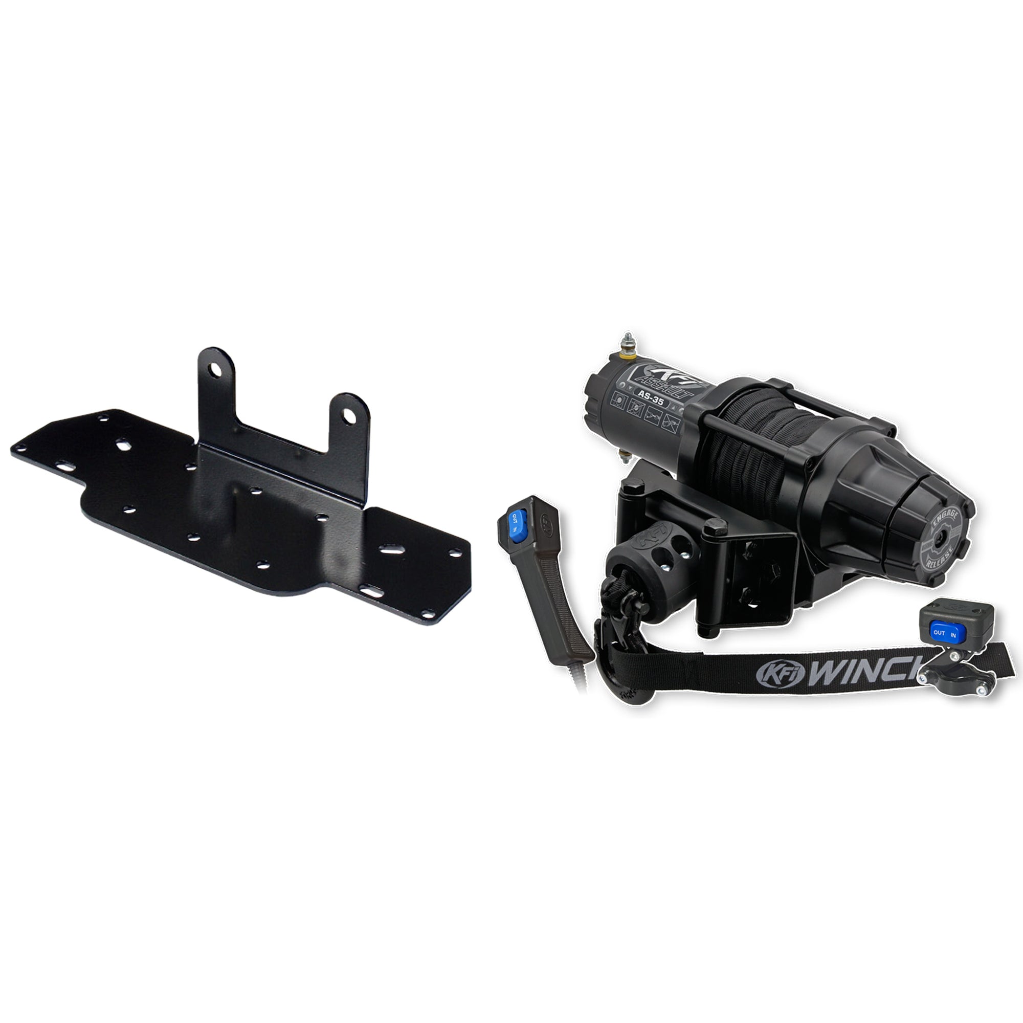 KFI Winch Kit For Kawasaki 360 Prairie 2x4, 4x4 2002-2013