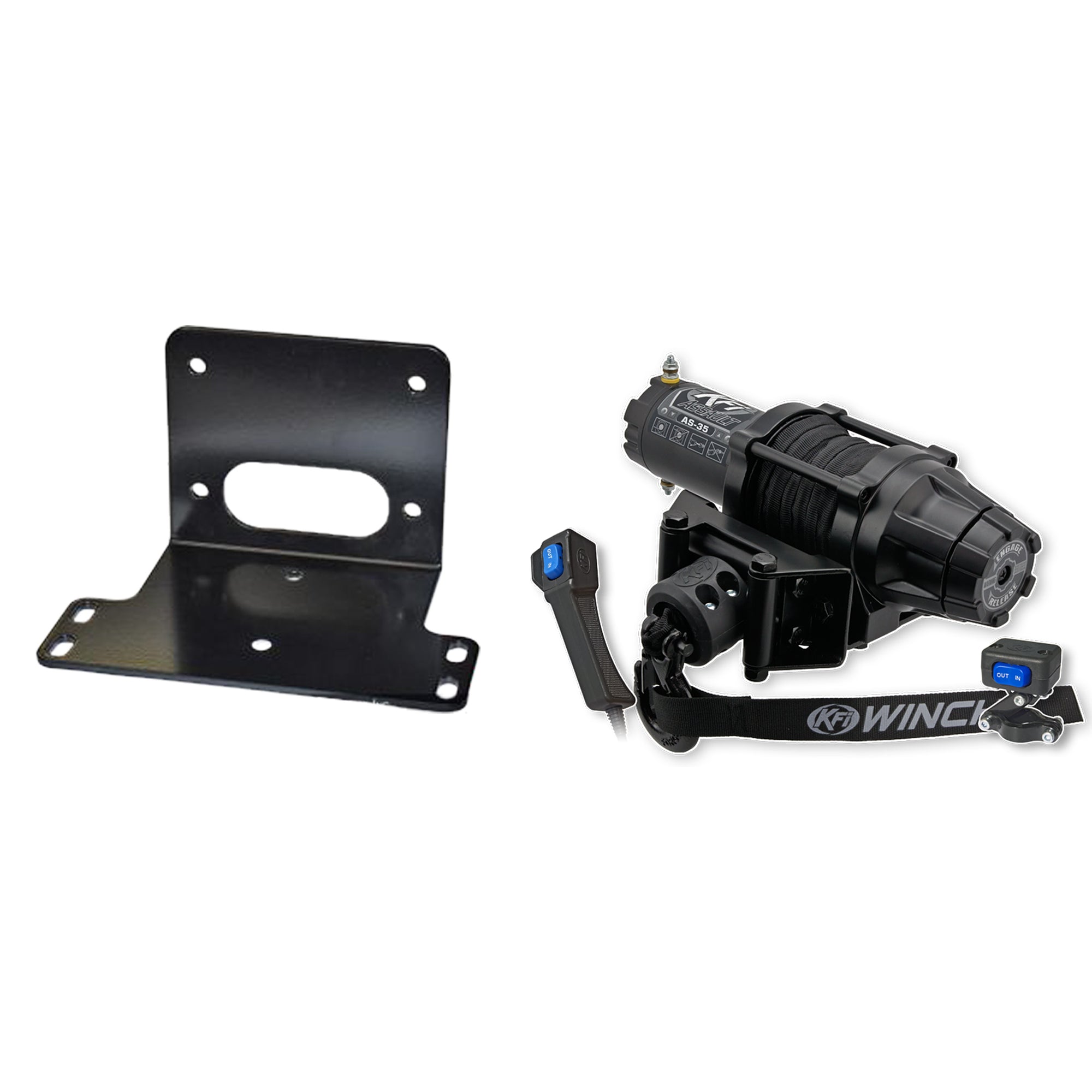 KFI Winch Kit For Kawasaki 610 Mule 4x4 2005-2016