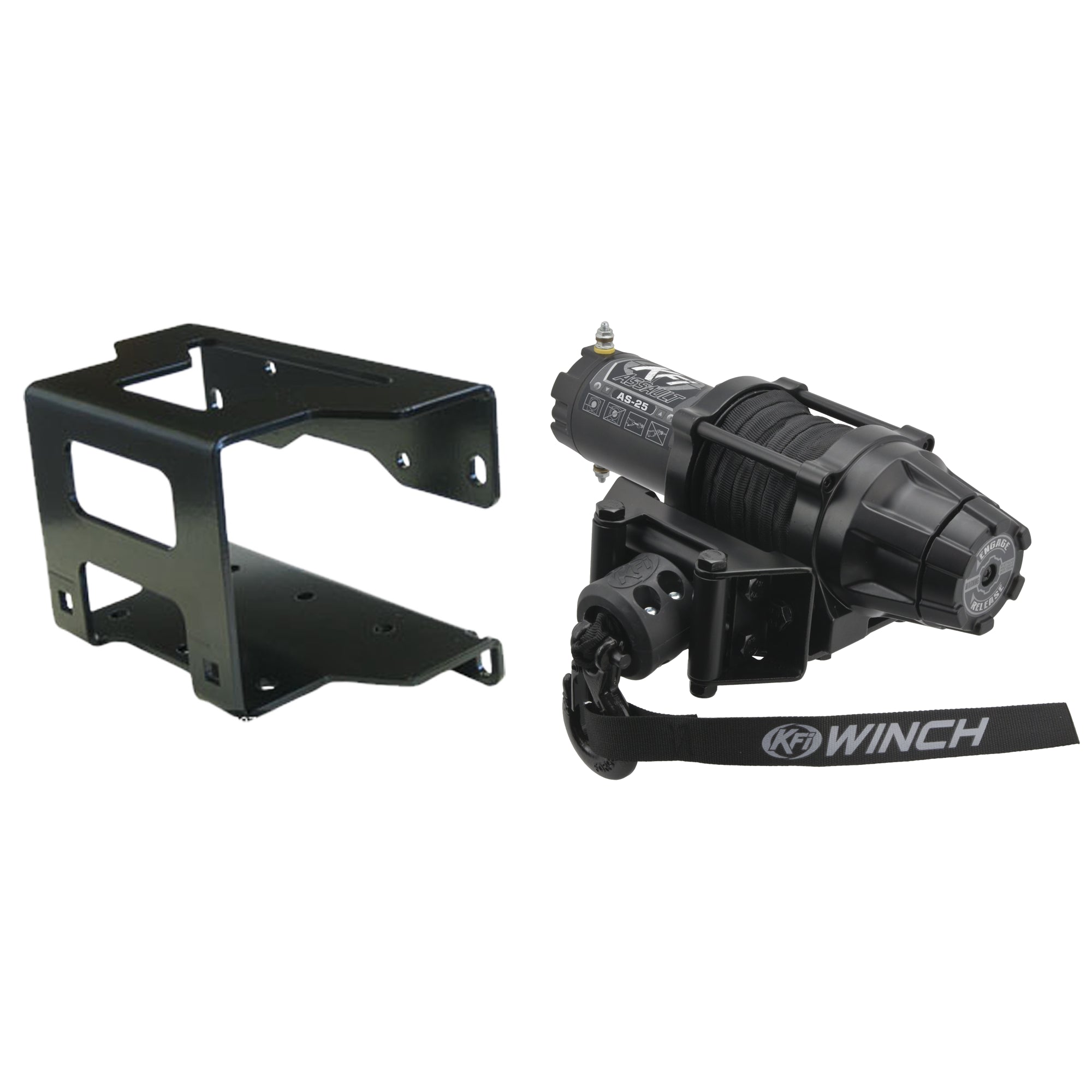 KFI Winch Kit For Polaris Hawkeye 2x4, 4x4 2006-2007