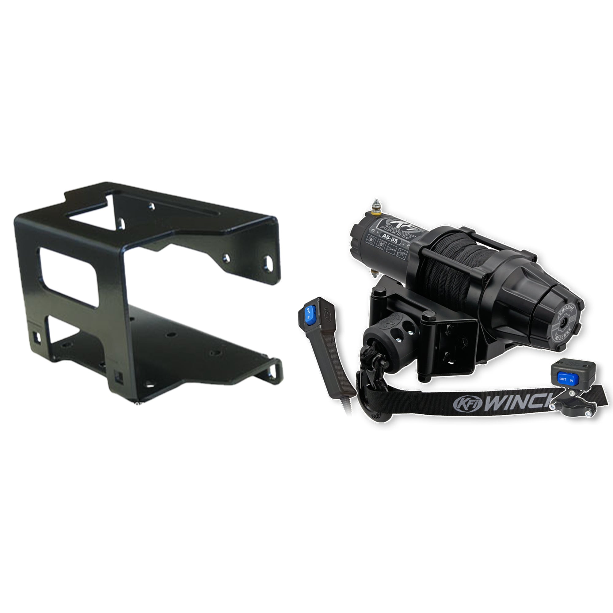 KFI Winch Kit For Polaris Hawkeye 2x4, 4x4 2006-2007