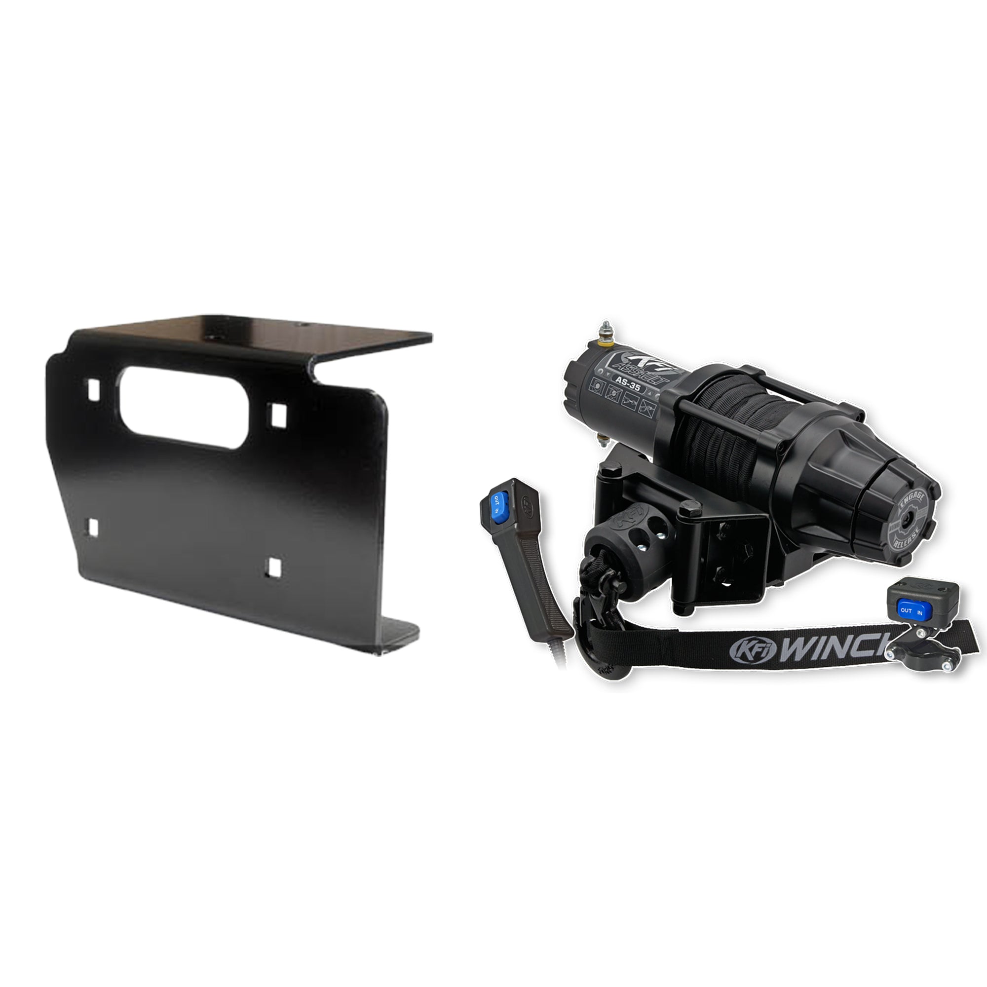 KFI Winch Kit For Kawasaki 650 Prairie 4x4 2001-2003