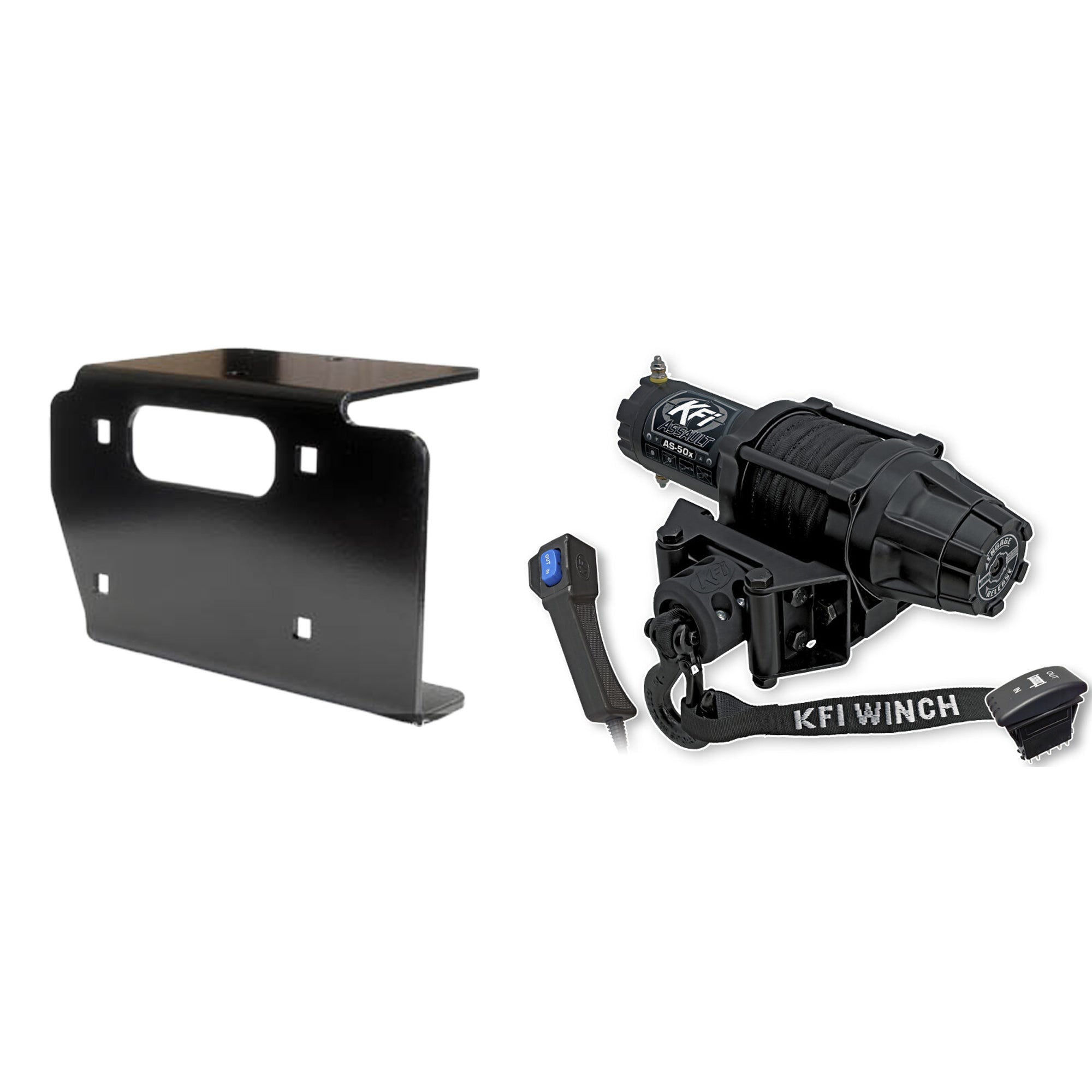 KFI Winch Kit For Kawasaki 650 Prairie 4x4 2001-2003