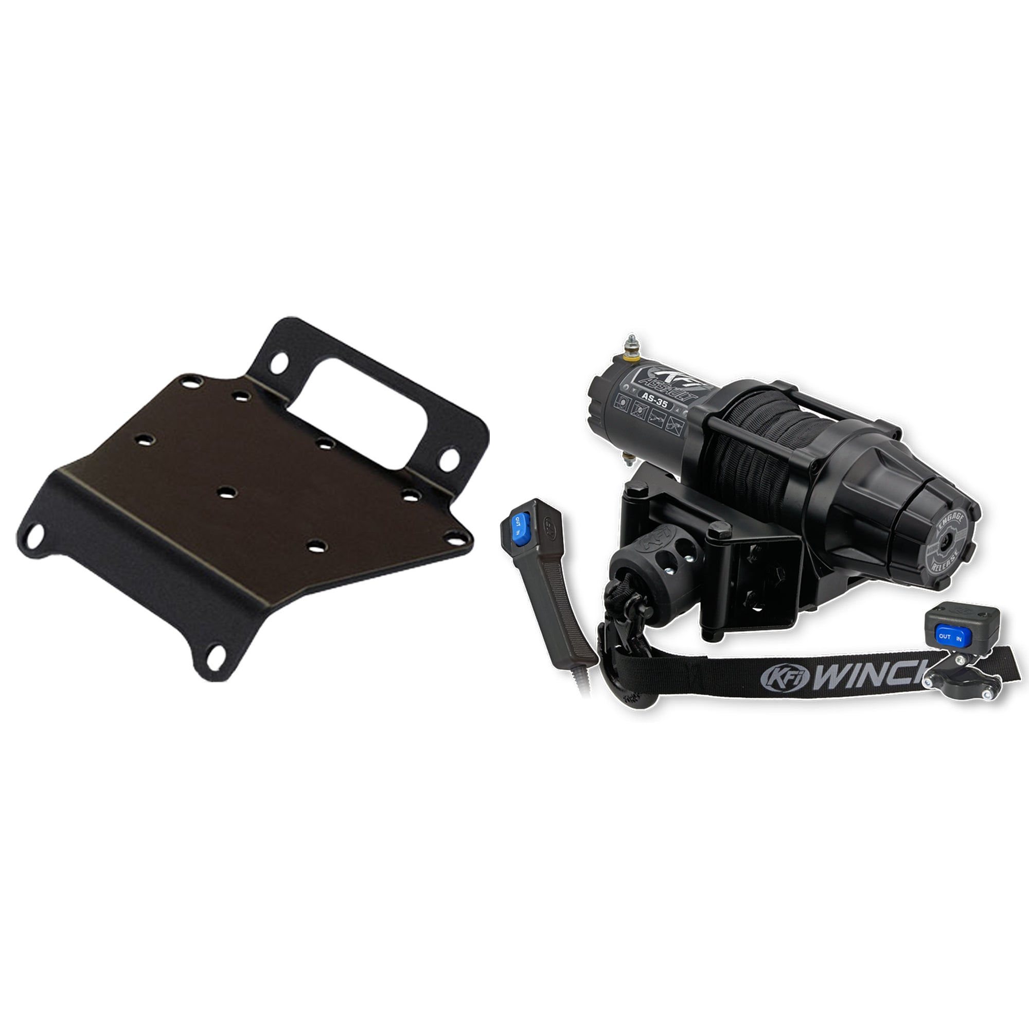 KFI Winch Kit For Yamaha Kodiak 400 4x4 2000-2002