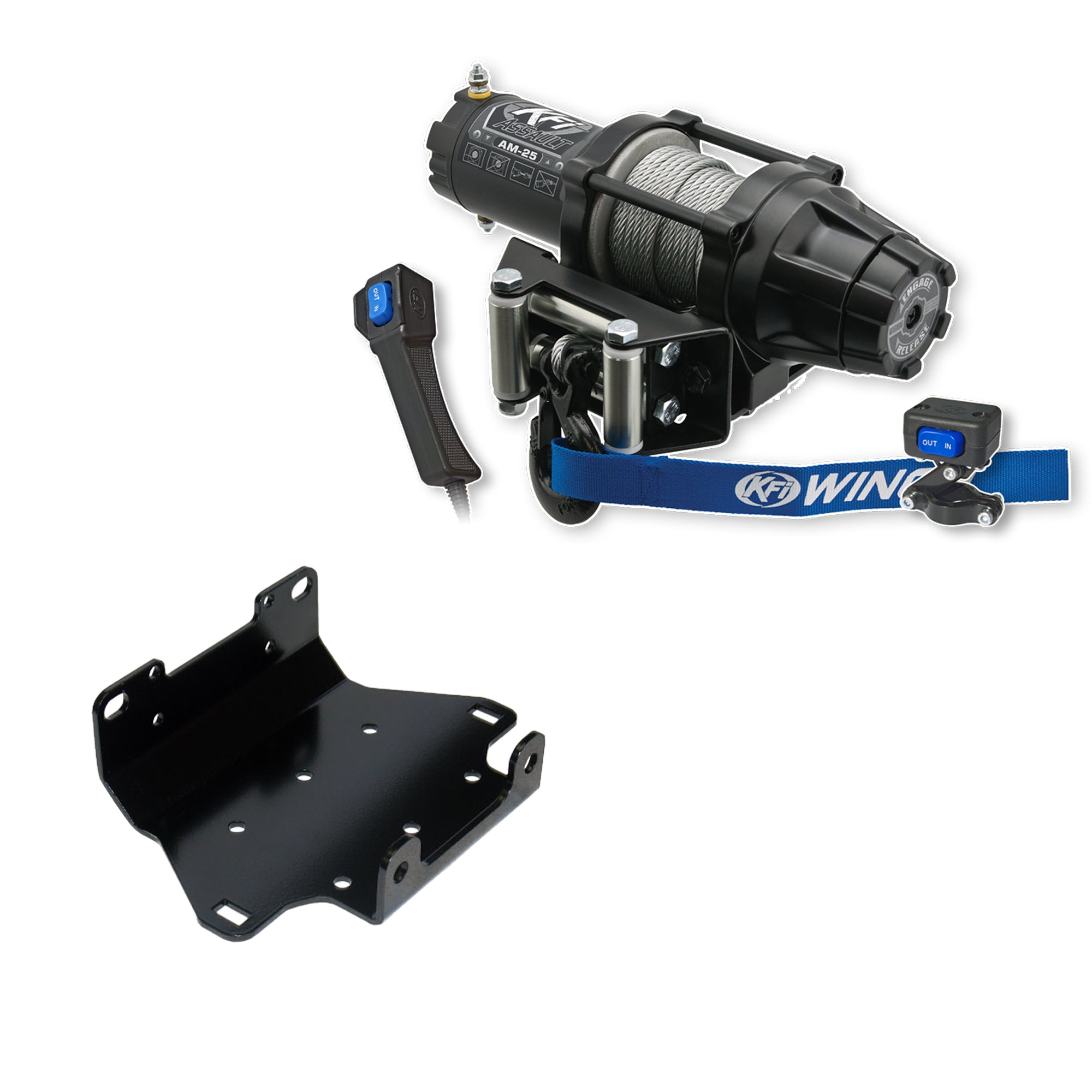KFI Winch Kit For Yamaha Grizzly 700 4x4 2007-2015