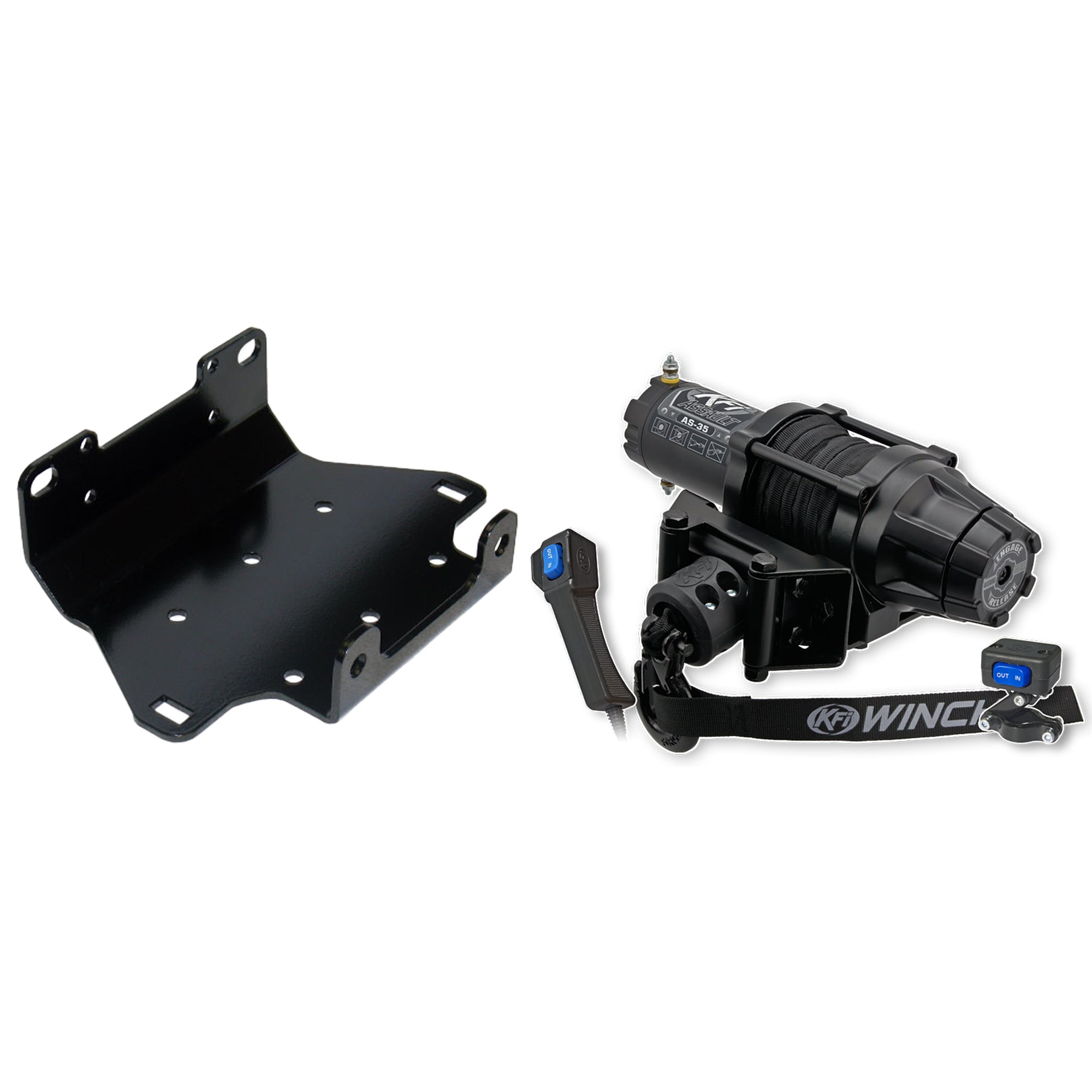 KFI Winch Kit For Yamaha Grizzly 700 4x4 2007-2015