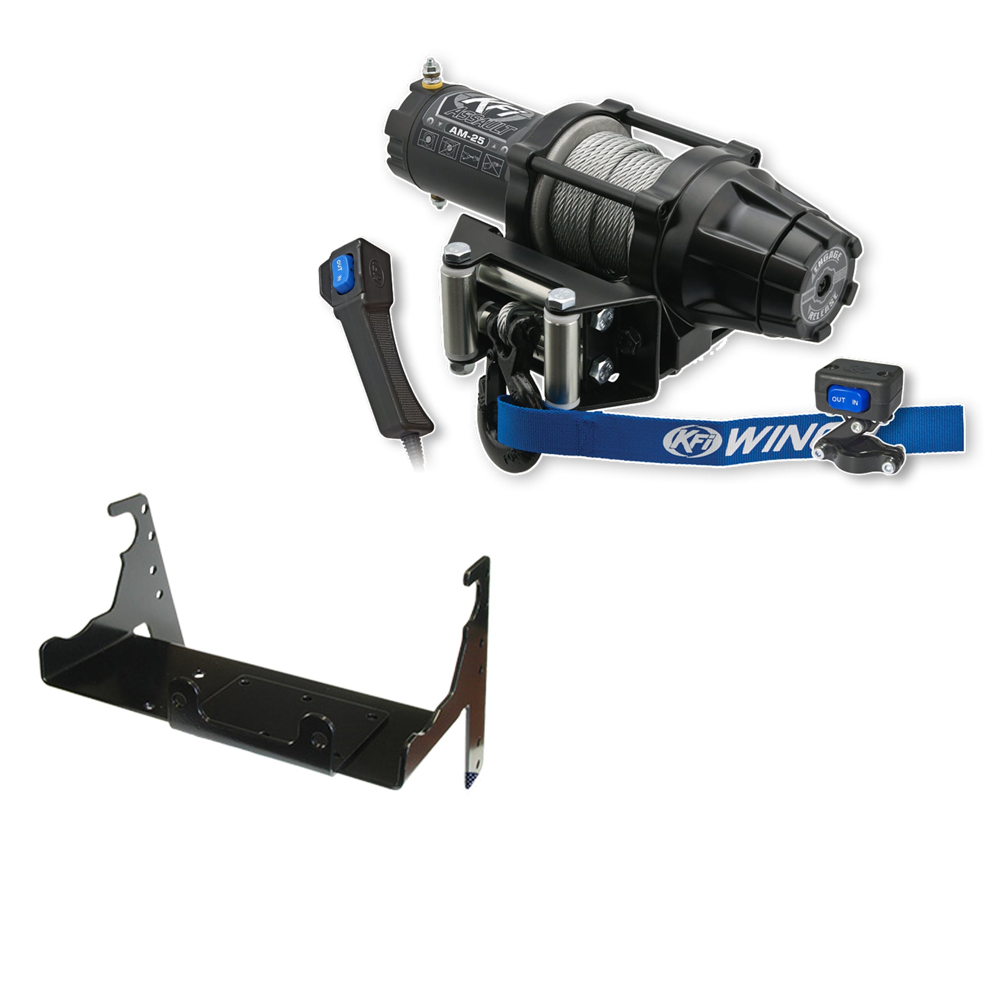 KFI Winch Kit For Polaris Polaris 400L 2x4, 4x4 1994-1997