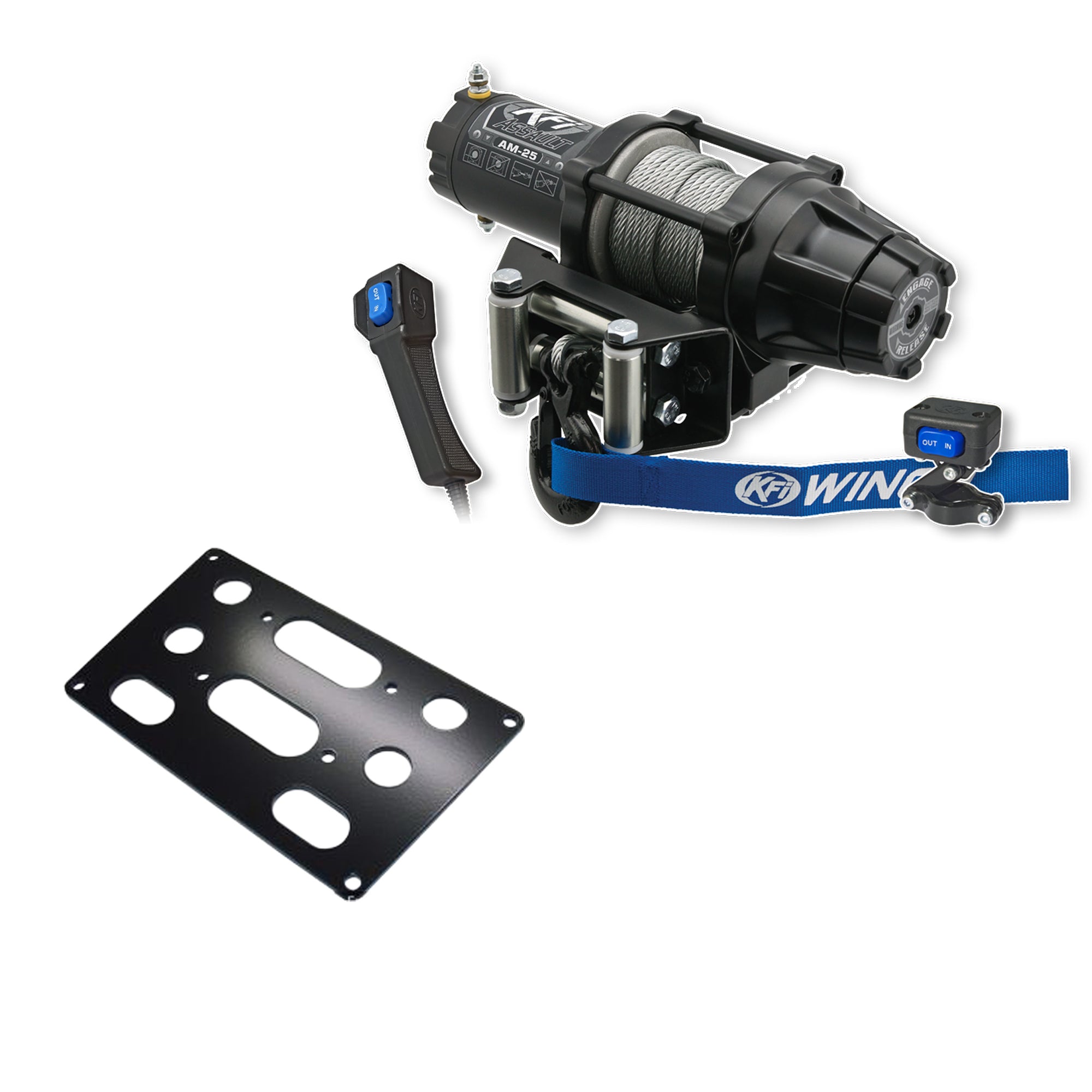 KFI Winch Kit For Arctic-Cat / Textron 300 2x4 / 4x4 1998-2001