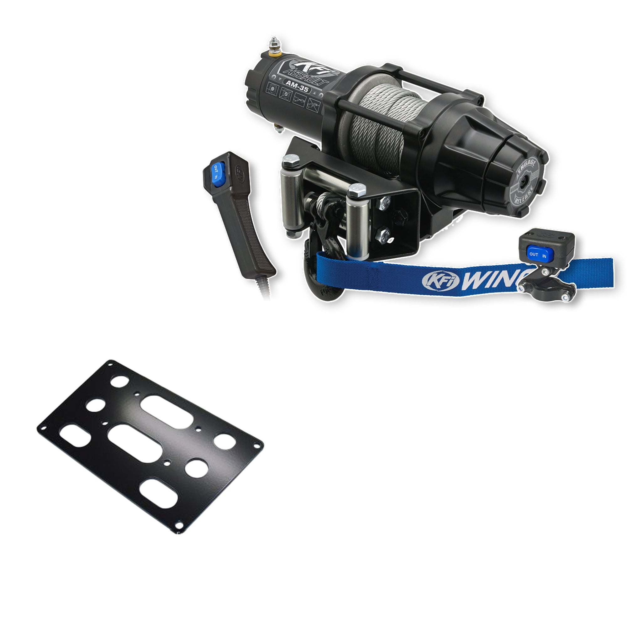 KFI Winch Kit For Arctic-Cat / Textron 300 2x4 / 4x4 1998-2001