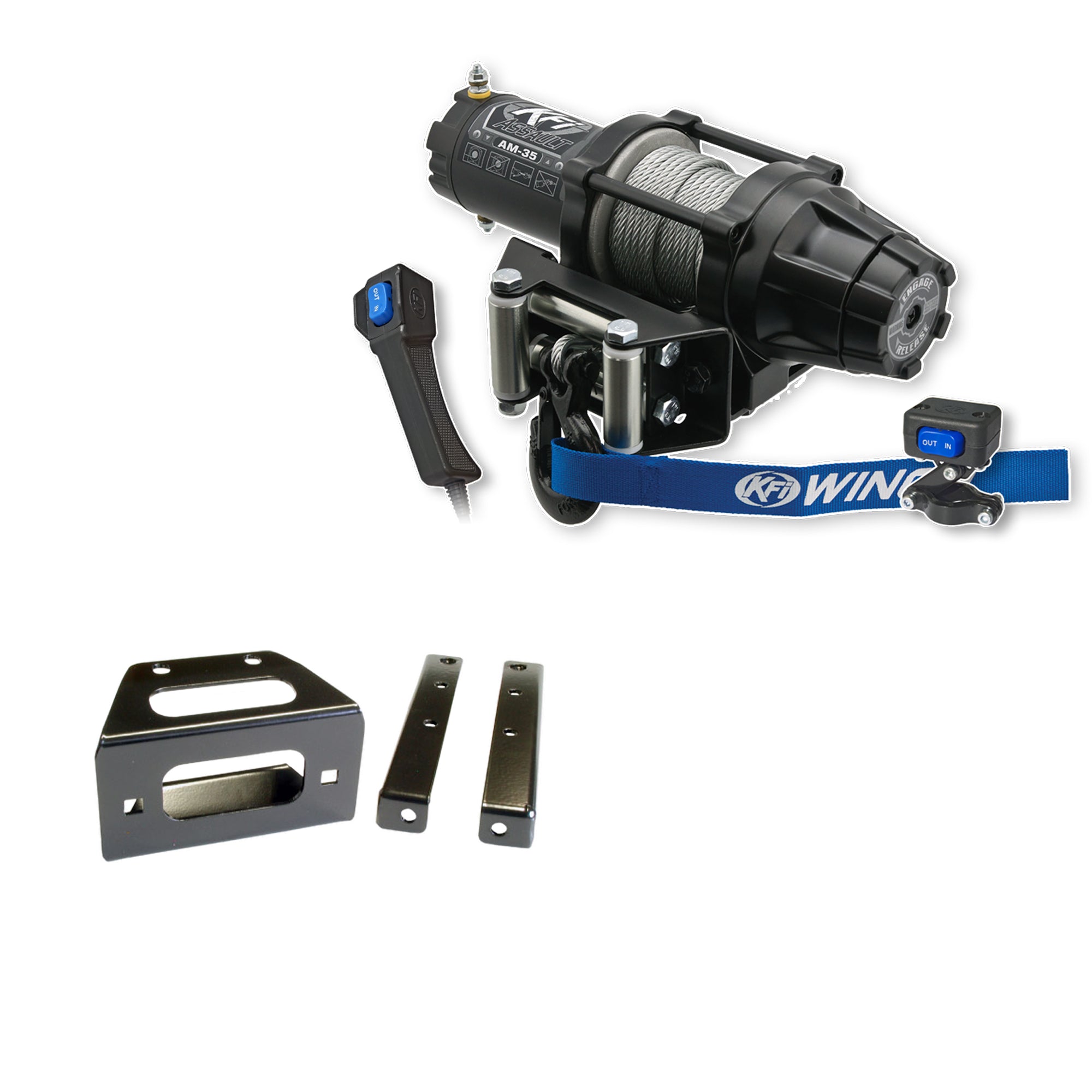 KFI Winch Kit For Polaris 800 RZR 4 2010-2011