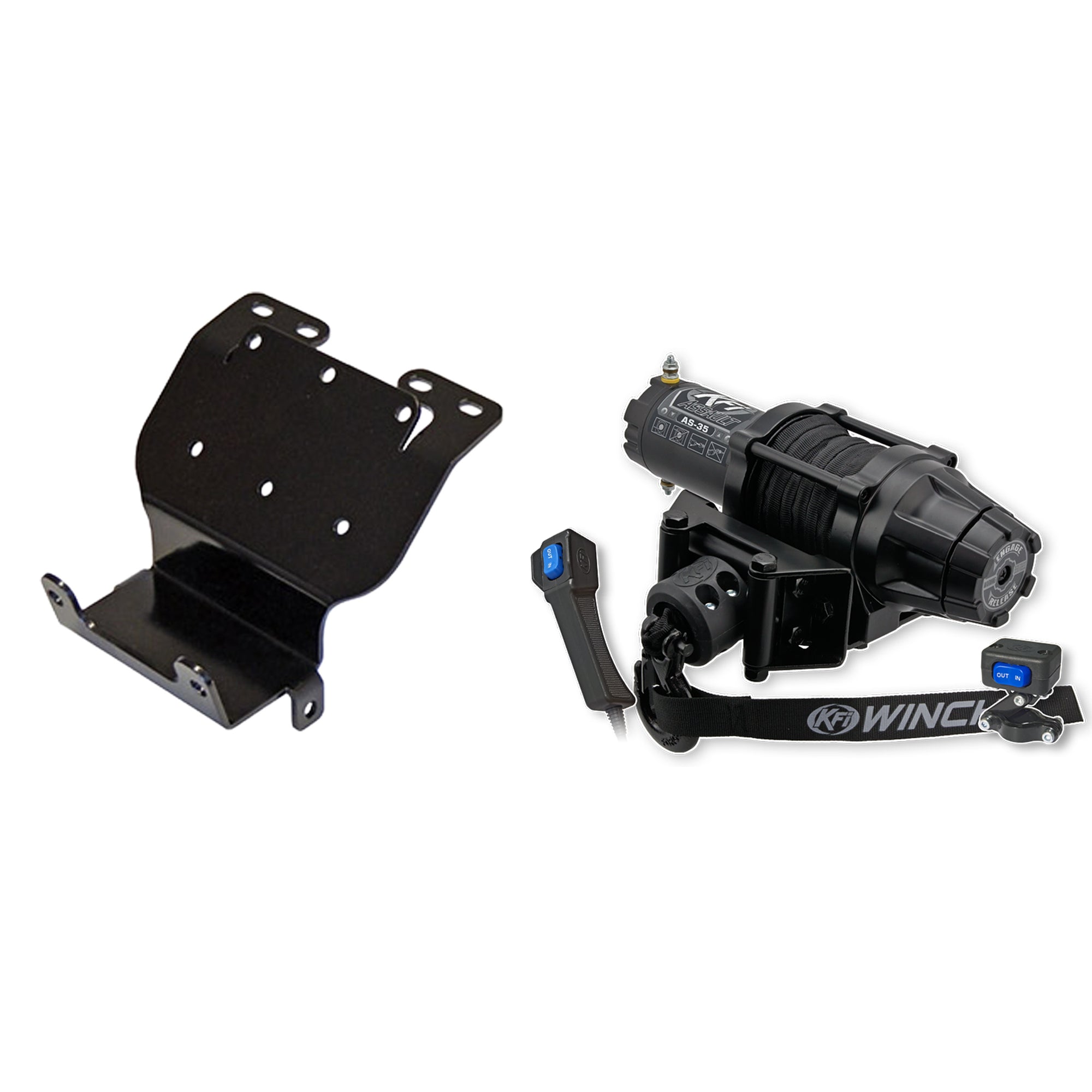 KFI Winch Kit For Honda TRX300 2x4, 4x4 1993-2000