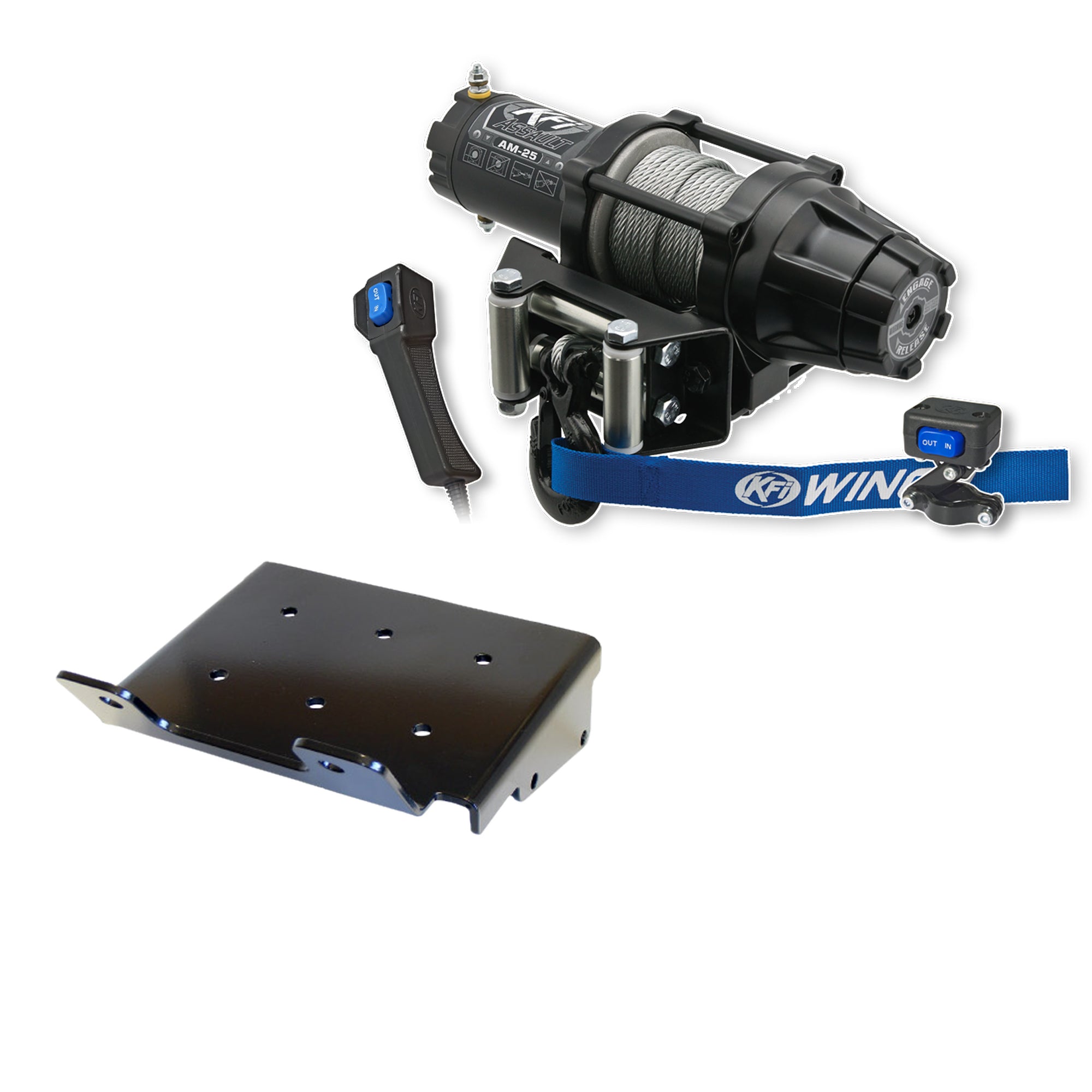 KFI Winch Kit For Suzuki King Quad 400 4x4/AS/AF/ASi/FSi 2008-2024