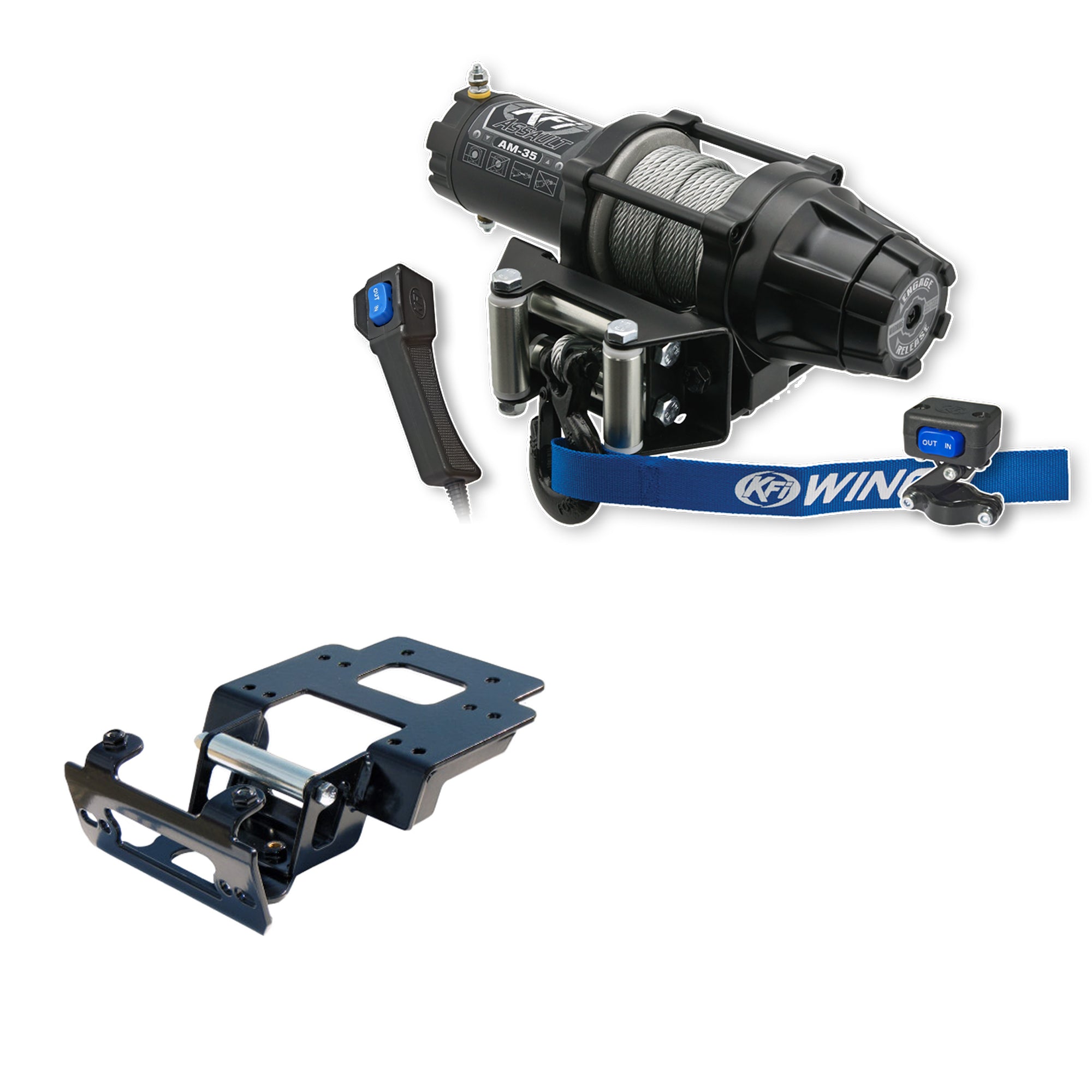 KFI Winch Kit For Polaris 900 RZR XP 2011-2014