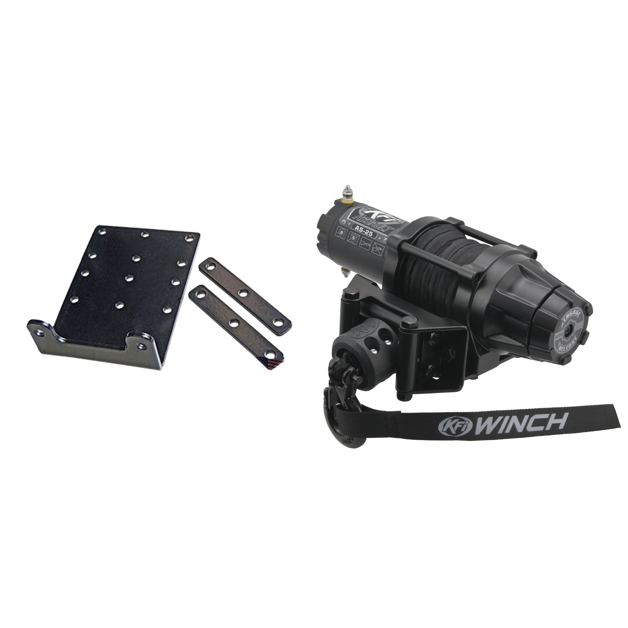 KFI Winch Kit For Kubota RTV900 / RTV1140 (w/2.00" Front Reciever) 09-Current