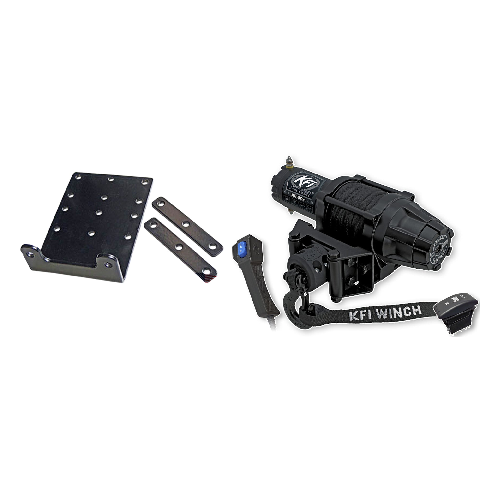 KFI Winch Kit For Kubota RTV900 / RTV1140 (w/2.00" Front Reciever) 09-Current