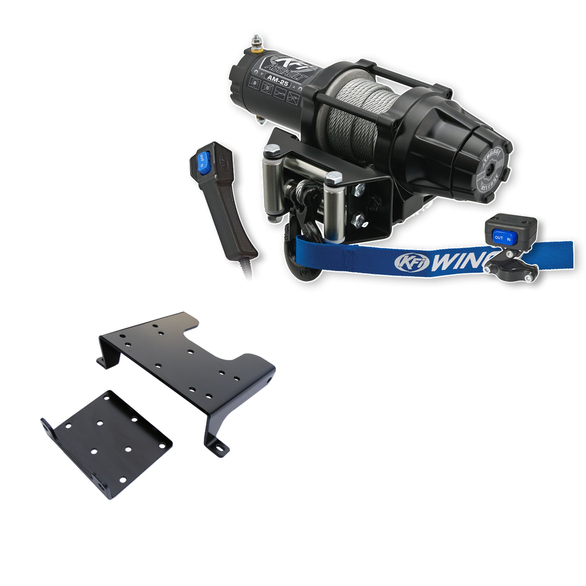 KFI Winch Kit For Can-Am Commander 800 / 1000 2010-2020