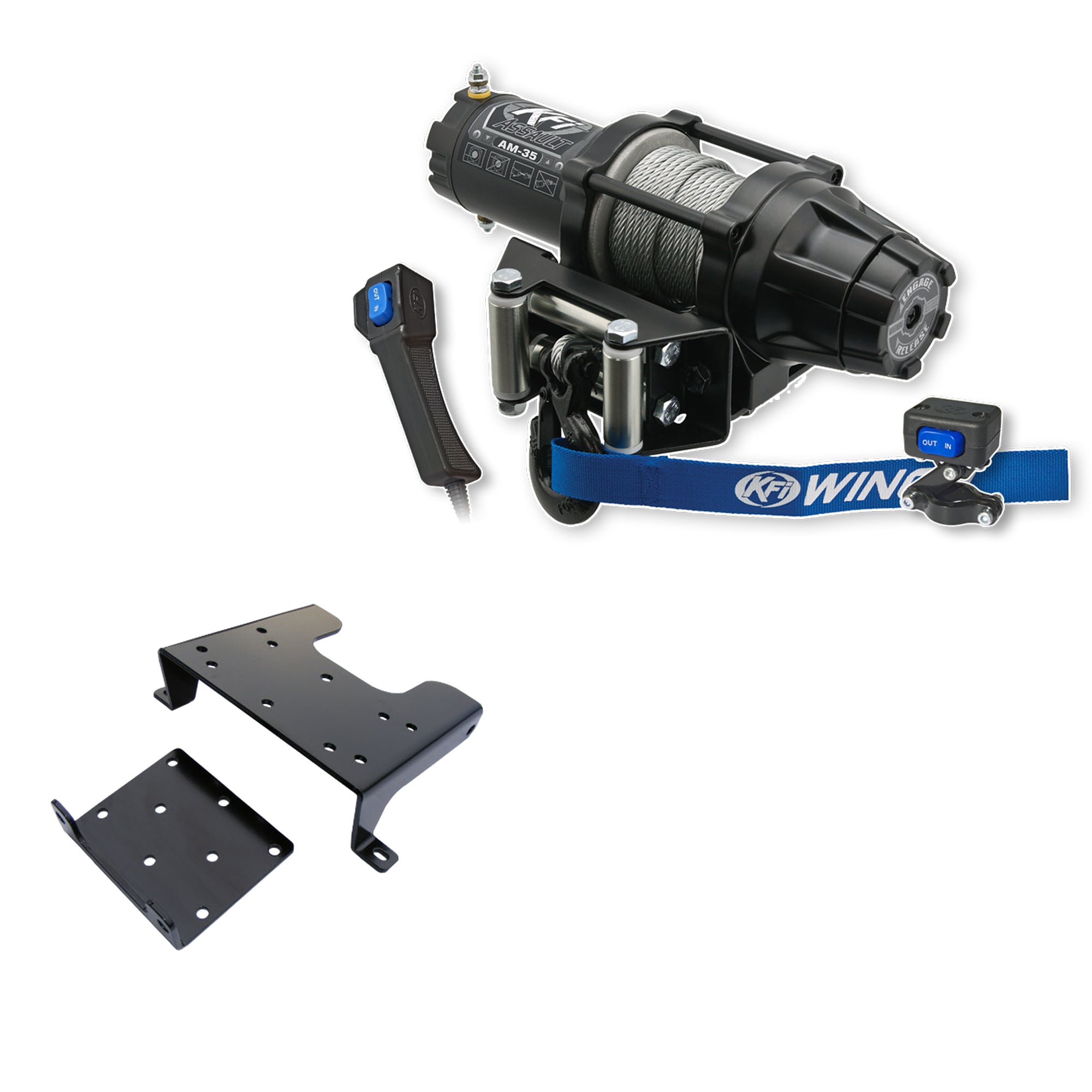 KFI Winch Kit For Can-Am Commander 800 / 1000 2010-2020