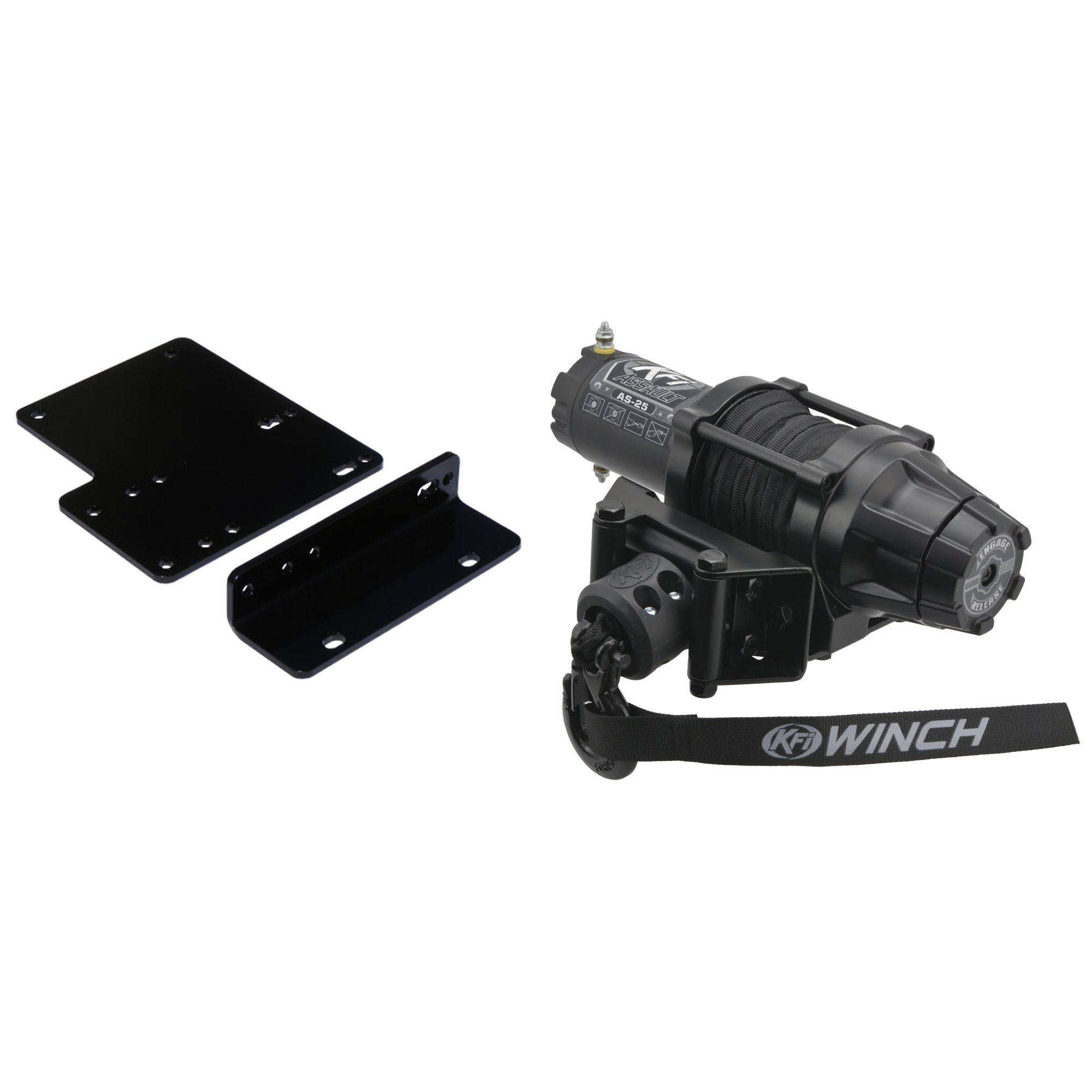 KFI Winch Kit For Kawasaki 4000/4010 Mule 4x4, 2x4 / Trans4x4 2014-2025