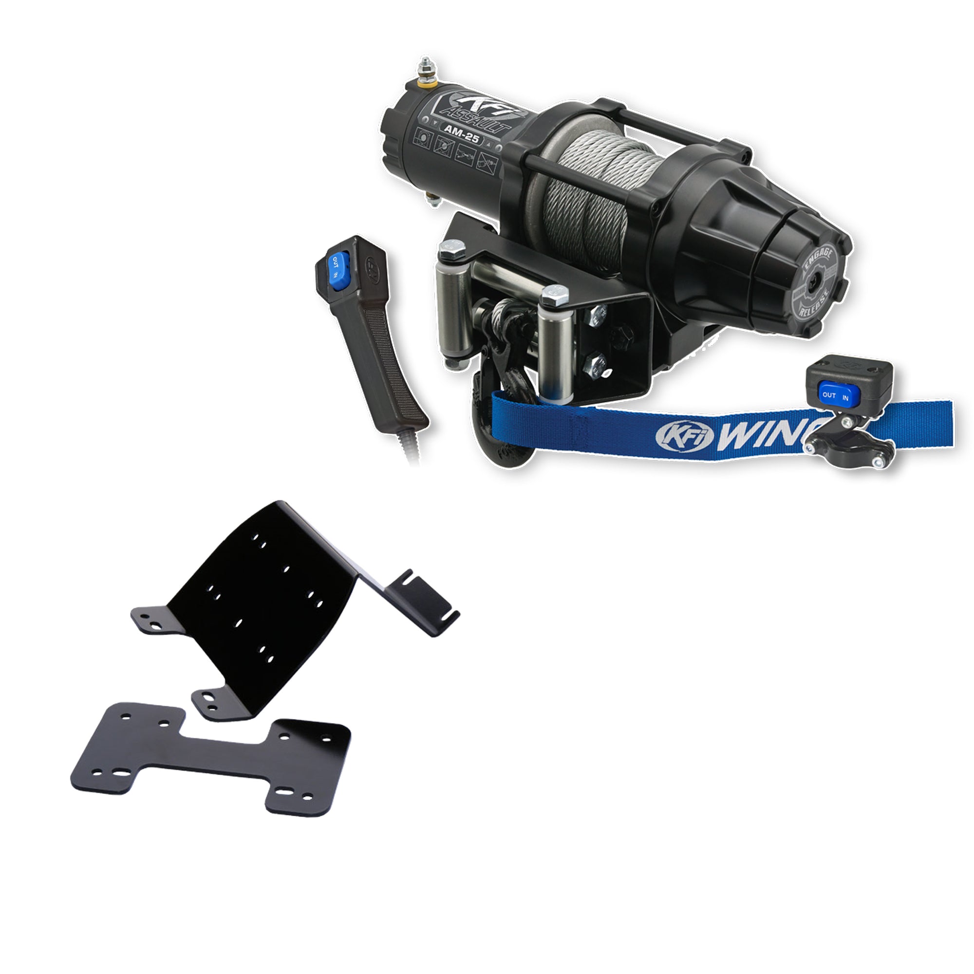 KFI Winch Kit For Honda Big Red 700 MUV 2009-2013