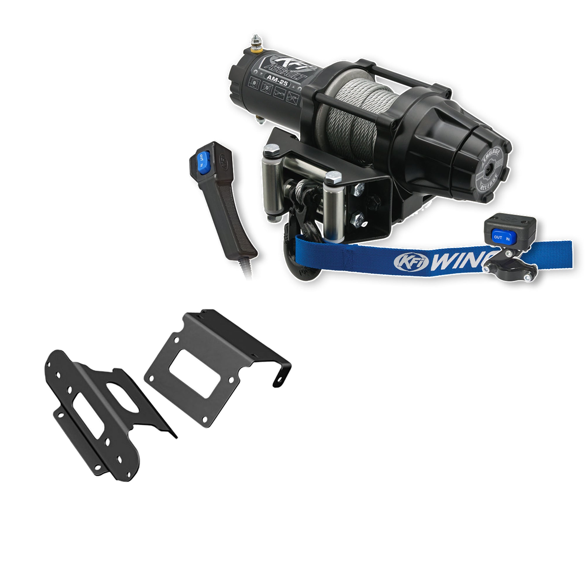 KFI Winch Kit For Honda TRX420 Rancher 4x4 FA/FE/FPA/FPE/FPM/FM/PG 2007-2013