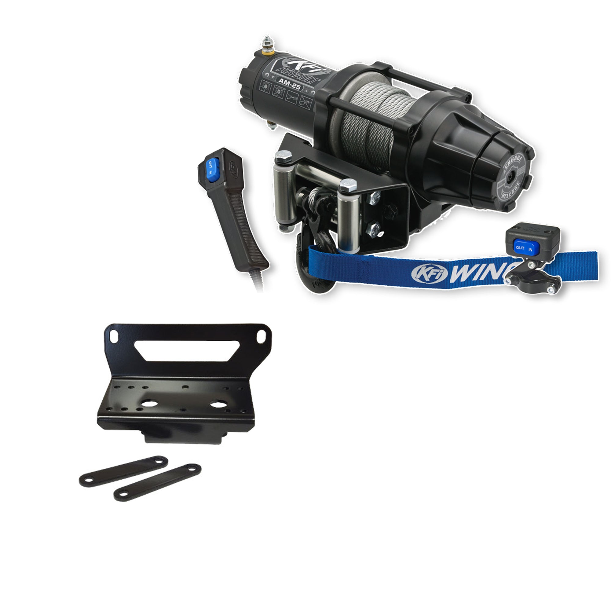 KFI Winch Kit For John Deere Gator XUV 550 ALL