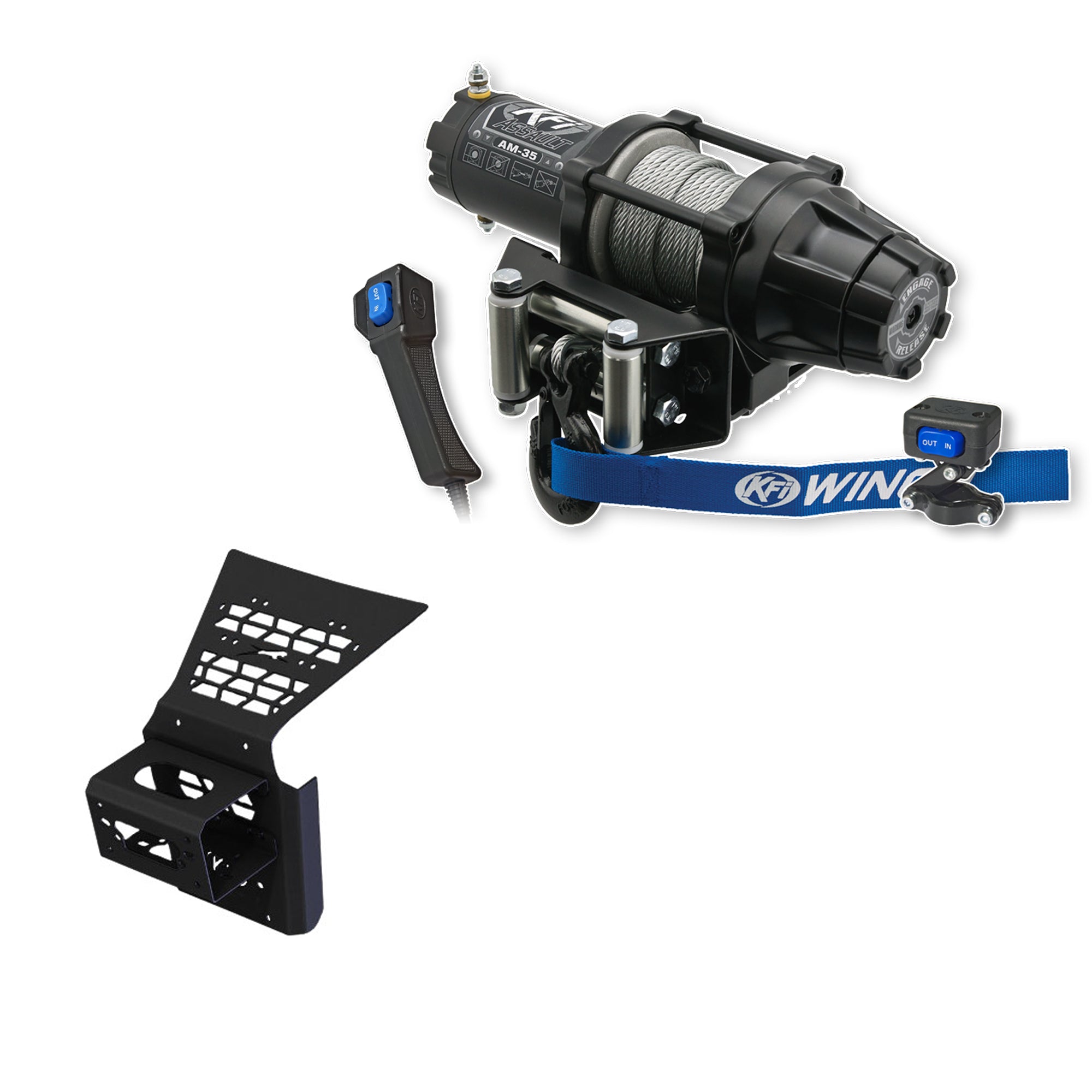 KFI Winch Kit For Arctic-Cat / Textron Wildcat, Wildcat 4 1000 2012-2019