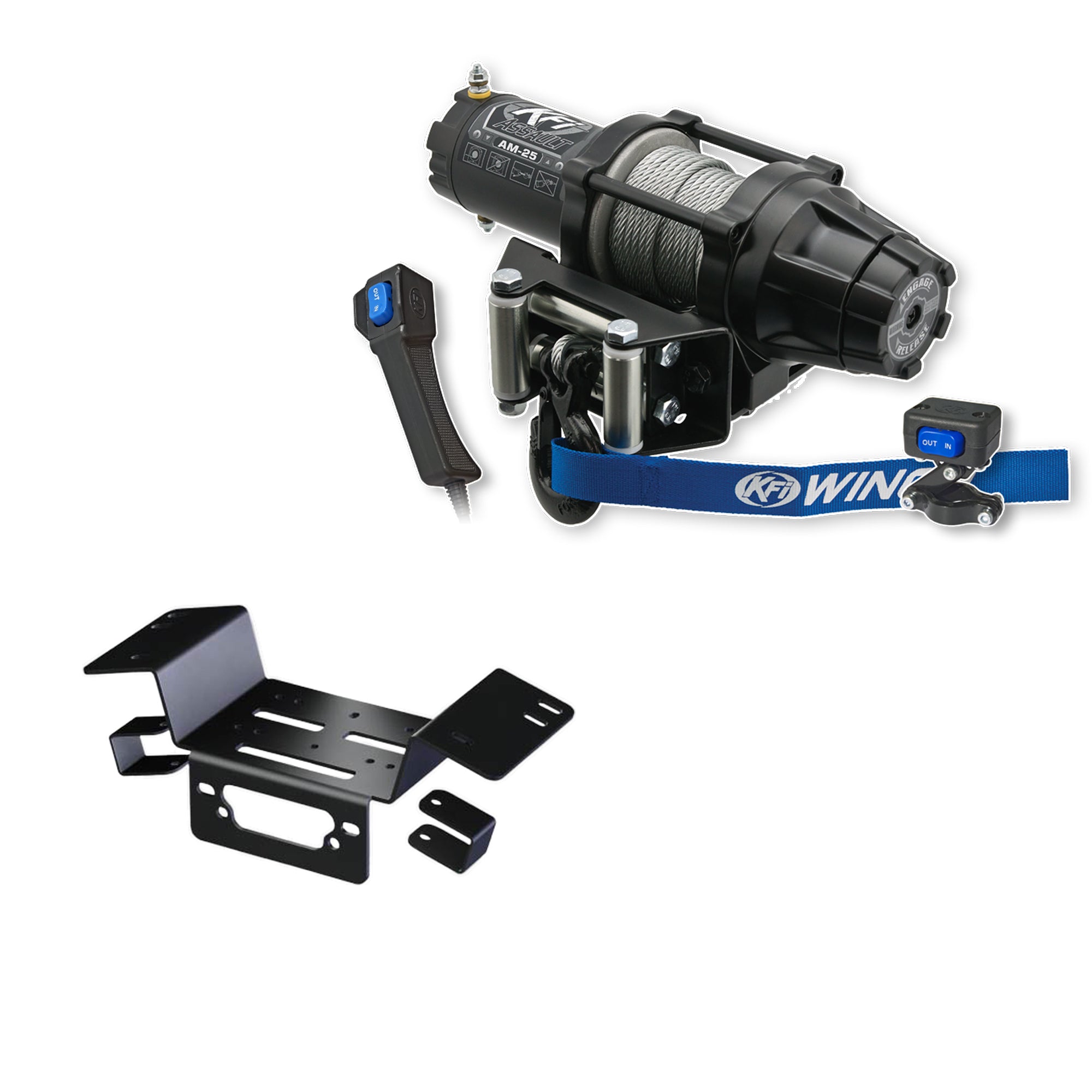 KFI Winch Kit For Honda Pioneer 700 and 700-4 2014-2025