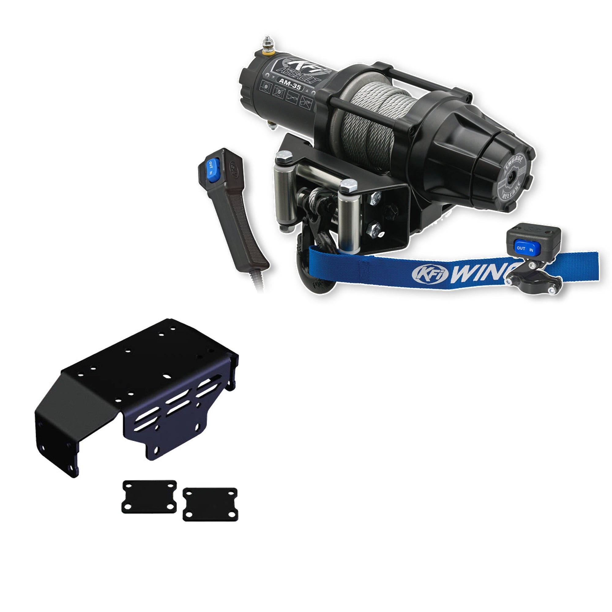 KFI Winch Kit For Honda Pioneer 500 2015-2023
