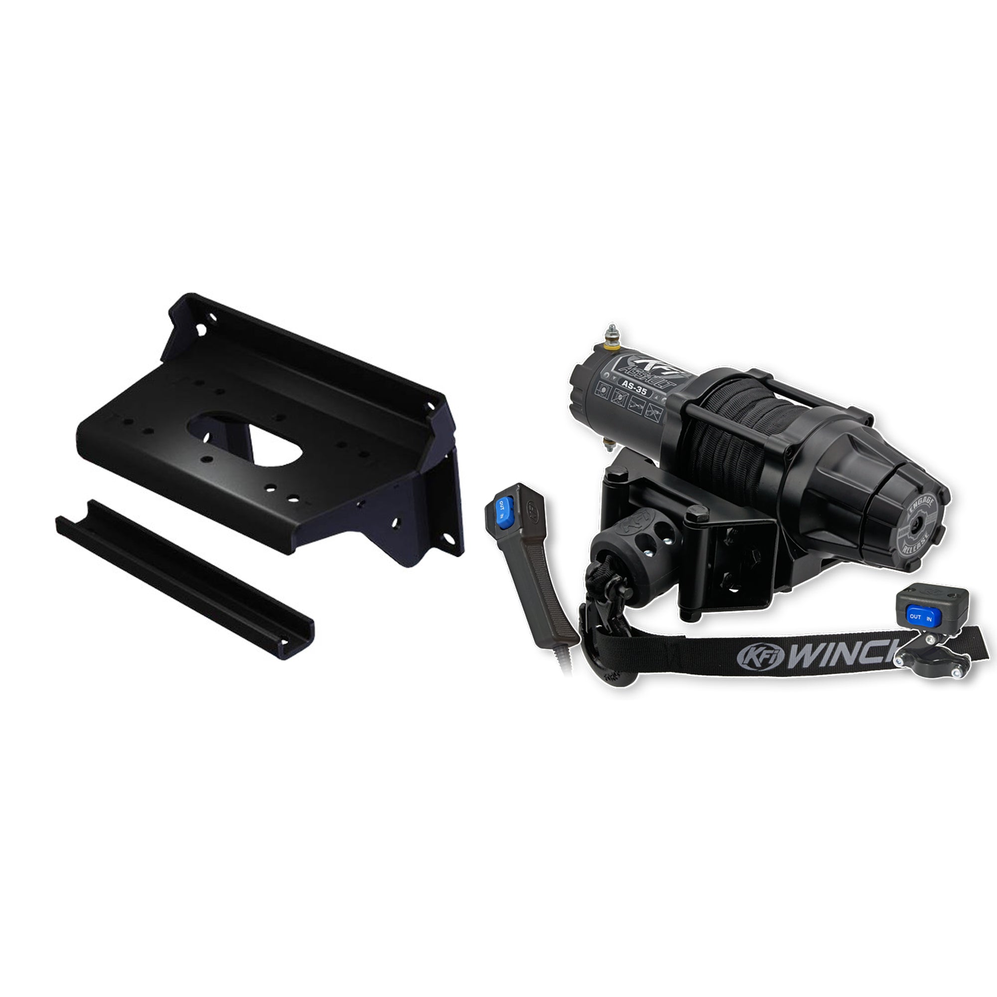 KFI Winch Kit For Kawasaki 1000 Mule PRO-DXT/DX Diesel 2016-2025