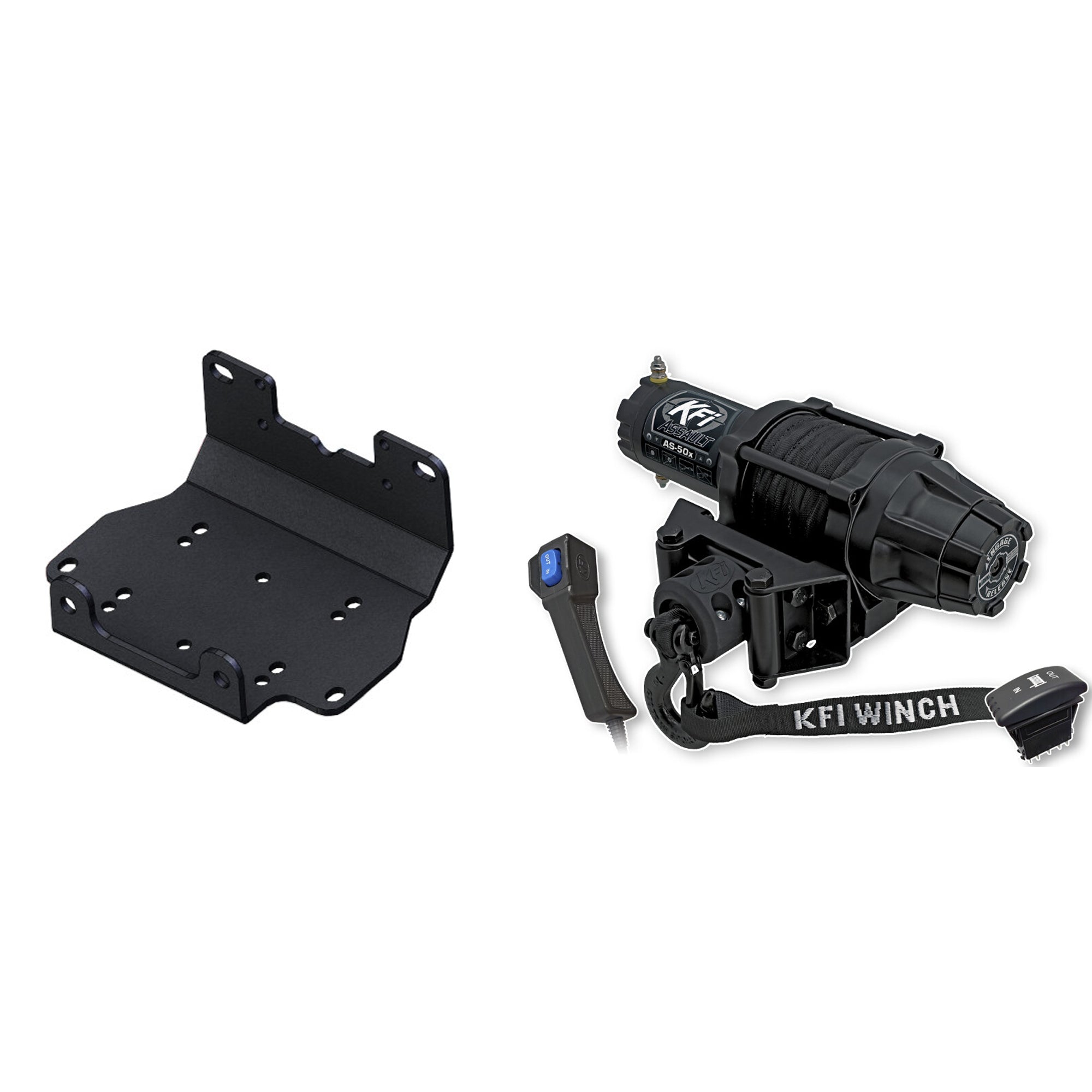 KFI Winch Kit For Yamaha Grizzly 700 4x4 2016-2024