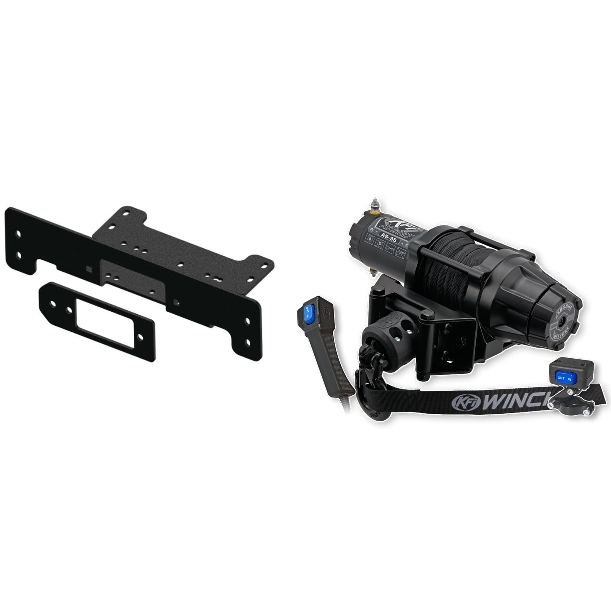KFI Winch Kit For Kawasaki 400 Mule SX / XC 2017-2025