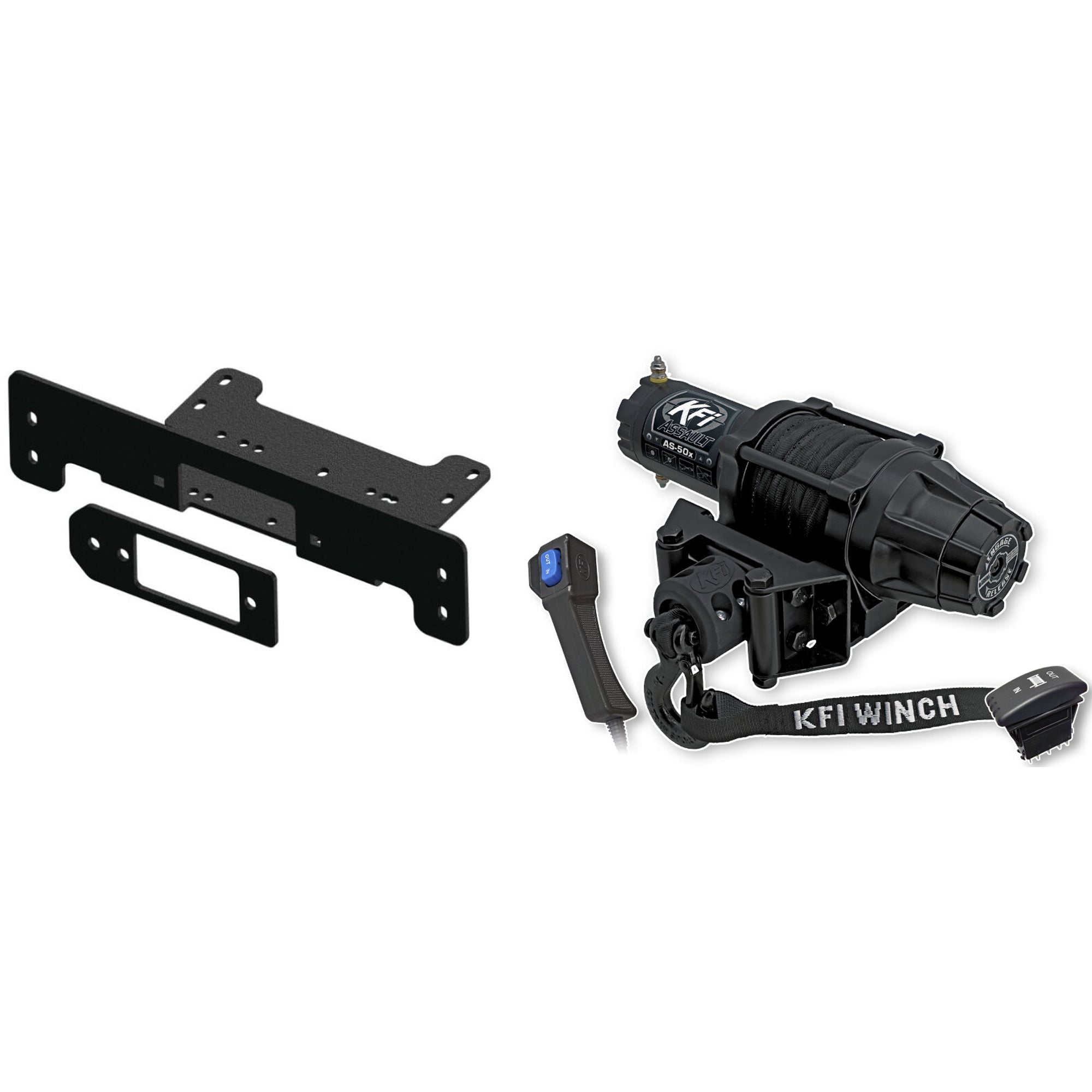 KFI Winch Kit For Kawasaki 400 Mule SX / XC 2017-2025