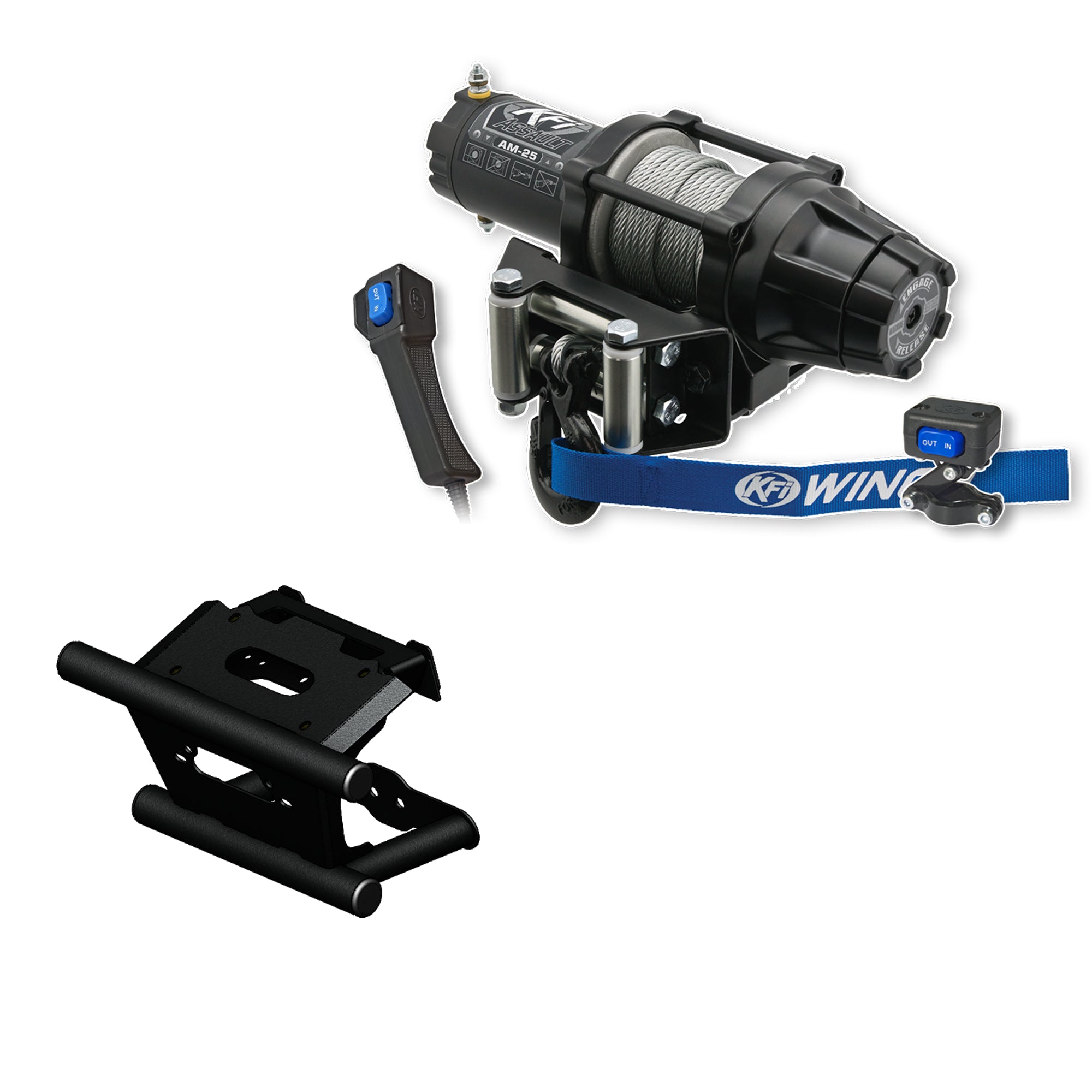 KFI Winch Kit For Polaris RZR RS1 2018-2022