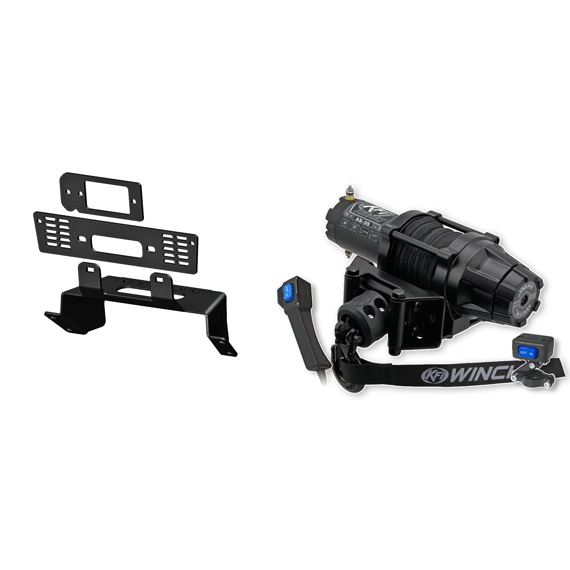 KFI Winch Kit For Polaris 570 Ranger Full-Size 4x4 (800 Style) 2016-2024