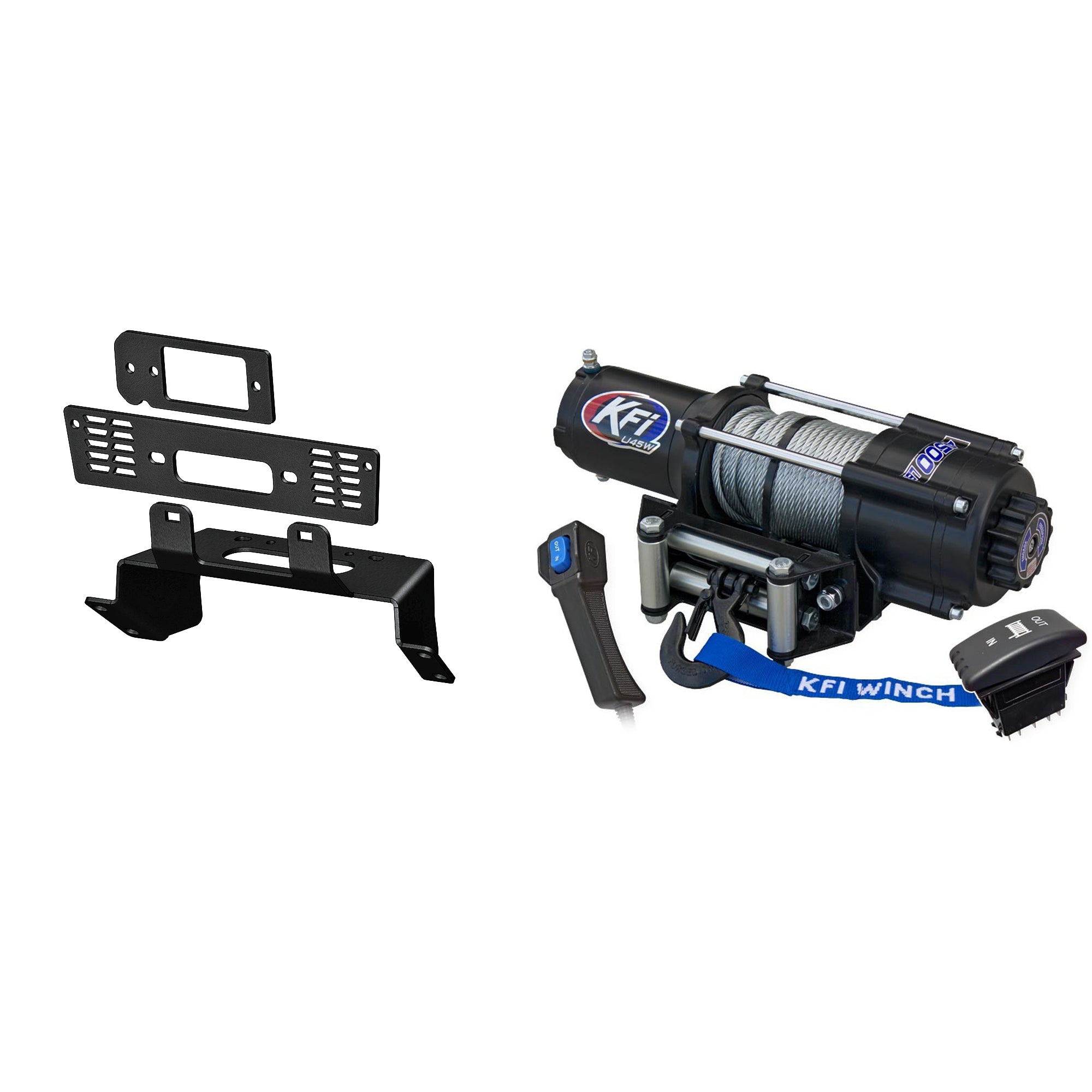 KFI Winch Kit For Polaris 800 Ranger Full-Size 4x4 2010-2014