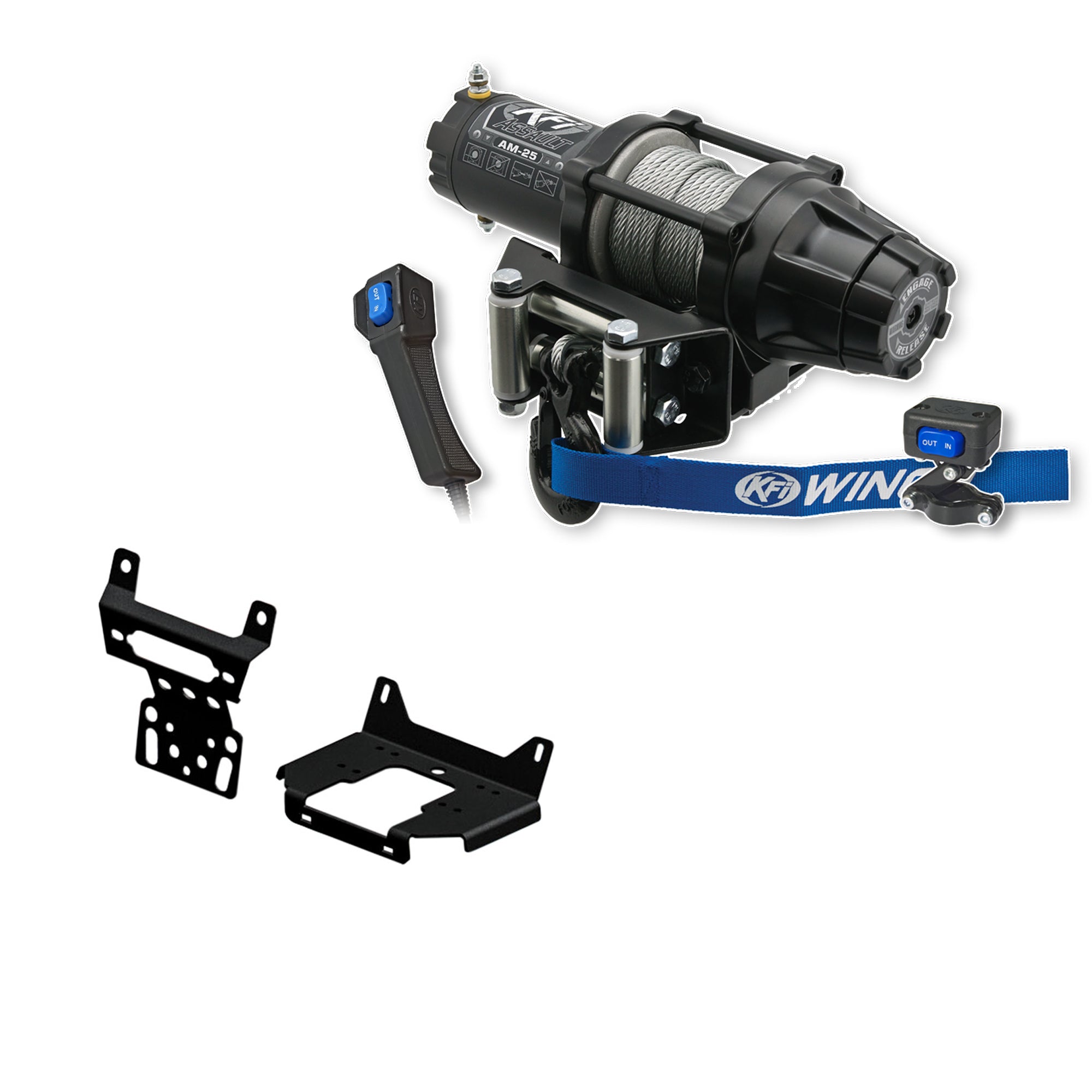 KFI Winch Kit For Polaris RZR XP 1000 2014-2023