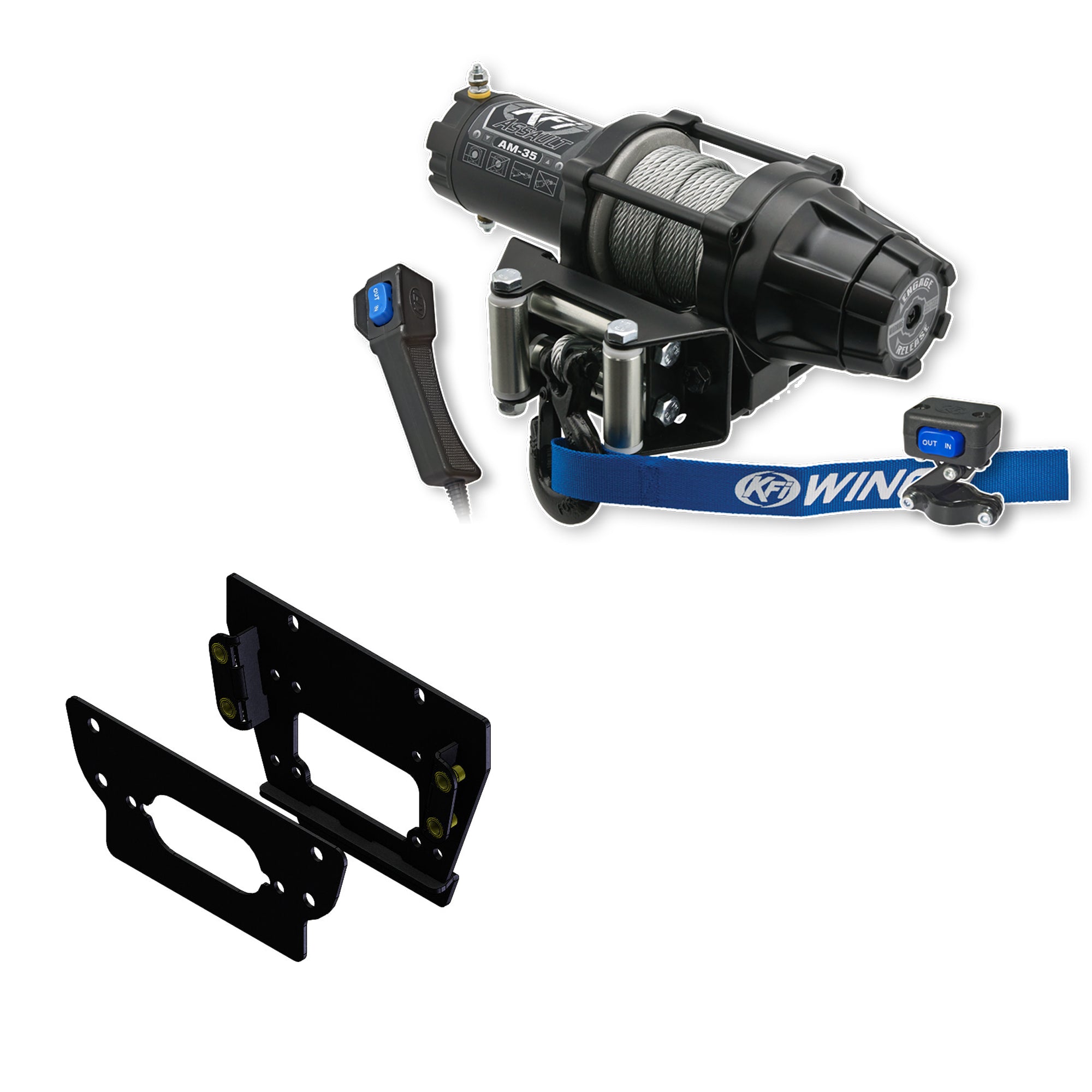 KFI Winch Kit For Kawasaki Teryx KRX 1000 2020-2025