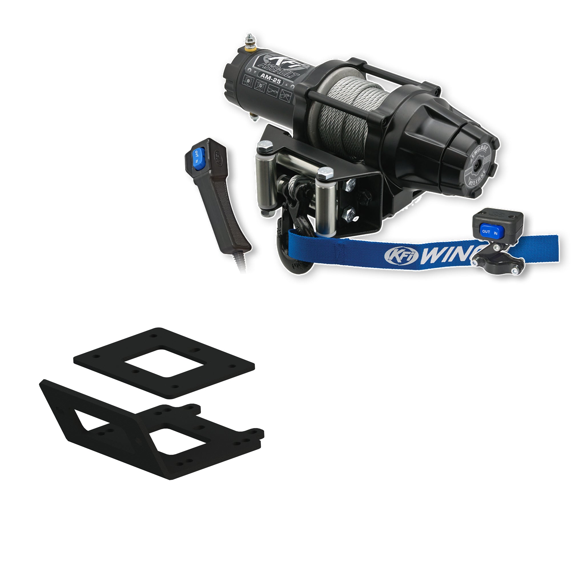 KFI Winch Kit For Yamaha Kodiak 450 4x4 2018-2024