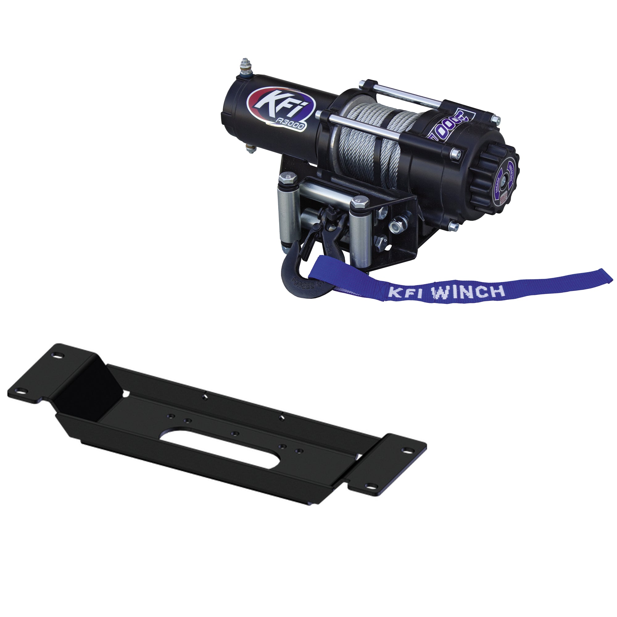 KFI Products Winch Kit For Polaris Ranger SP 570/Crew (Midsize) 2022-2024