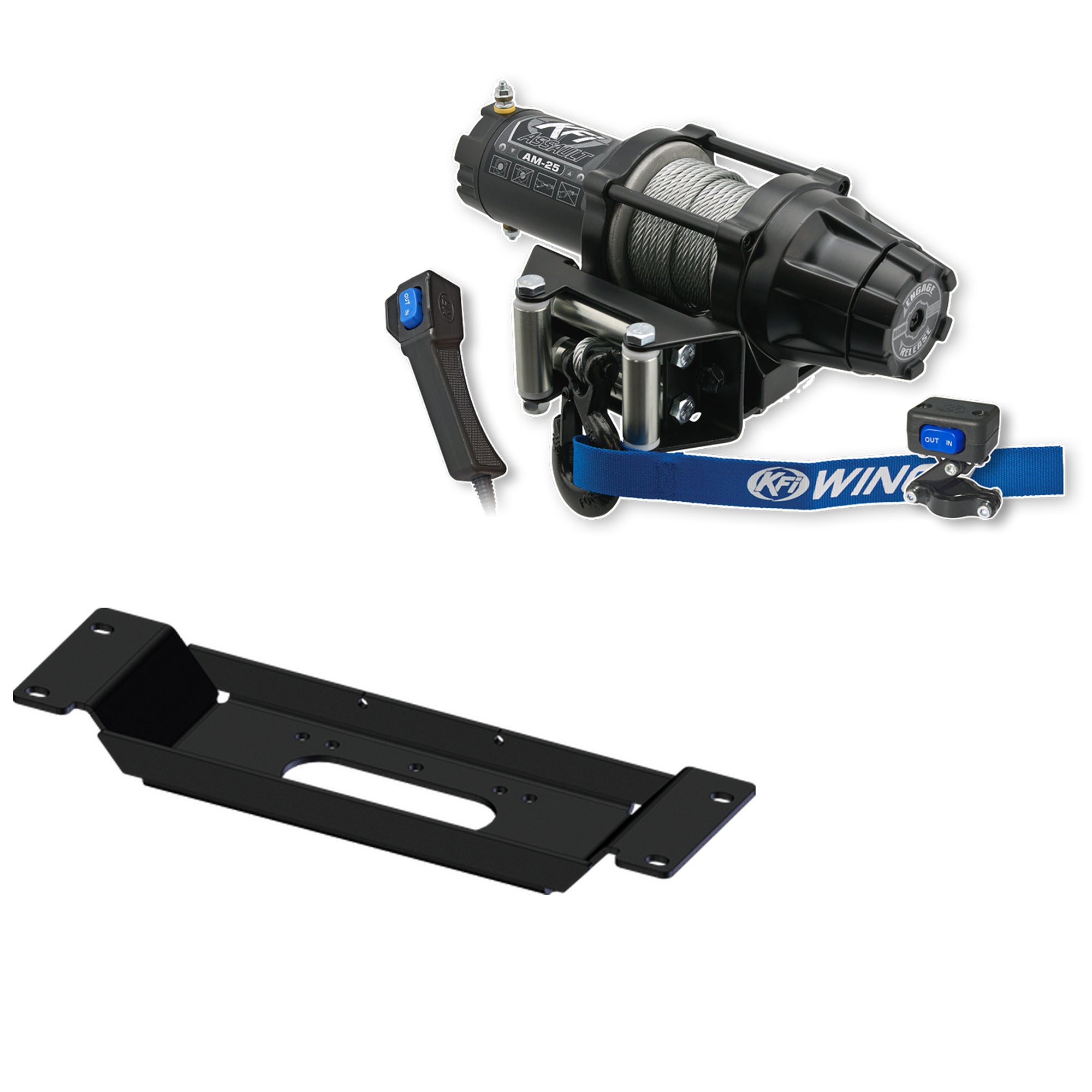 KFI Products Winch Kit For Polaris Ranger SP 570/Crew (Midsize) 2022-2024