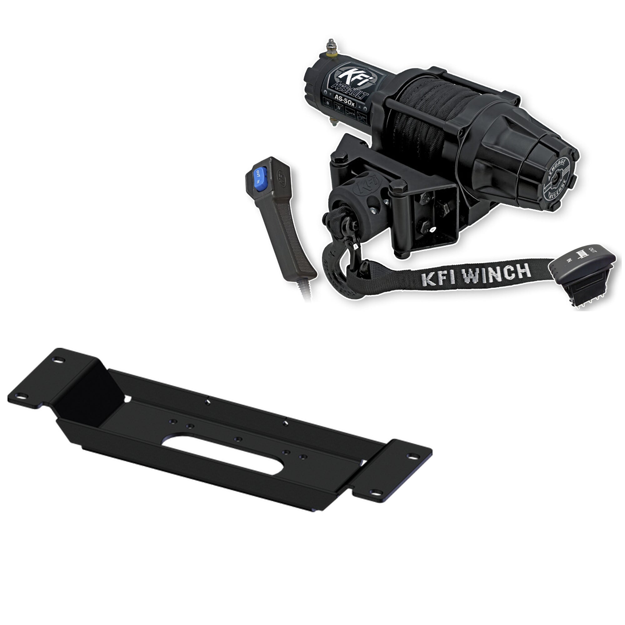 KFI Products Winch Kit For Polaris Ranger SP 570/Crew (Midsize) 2022-2024