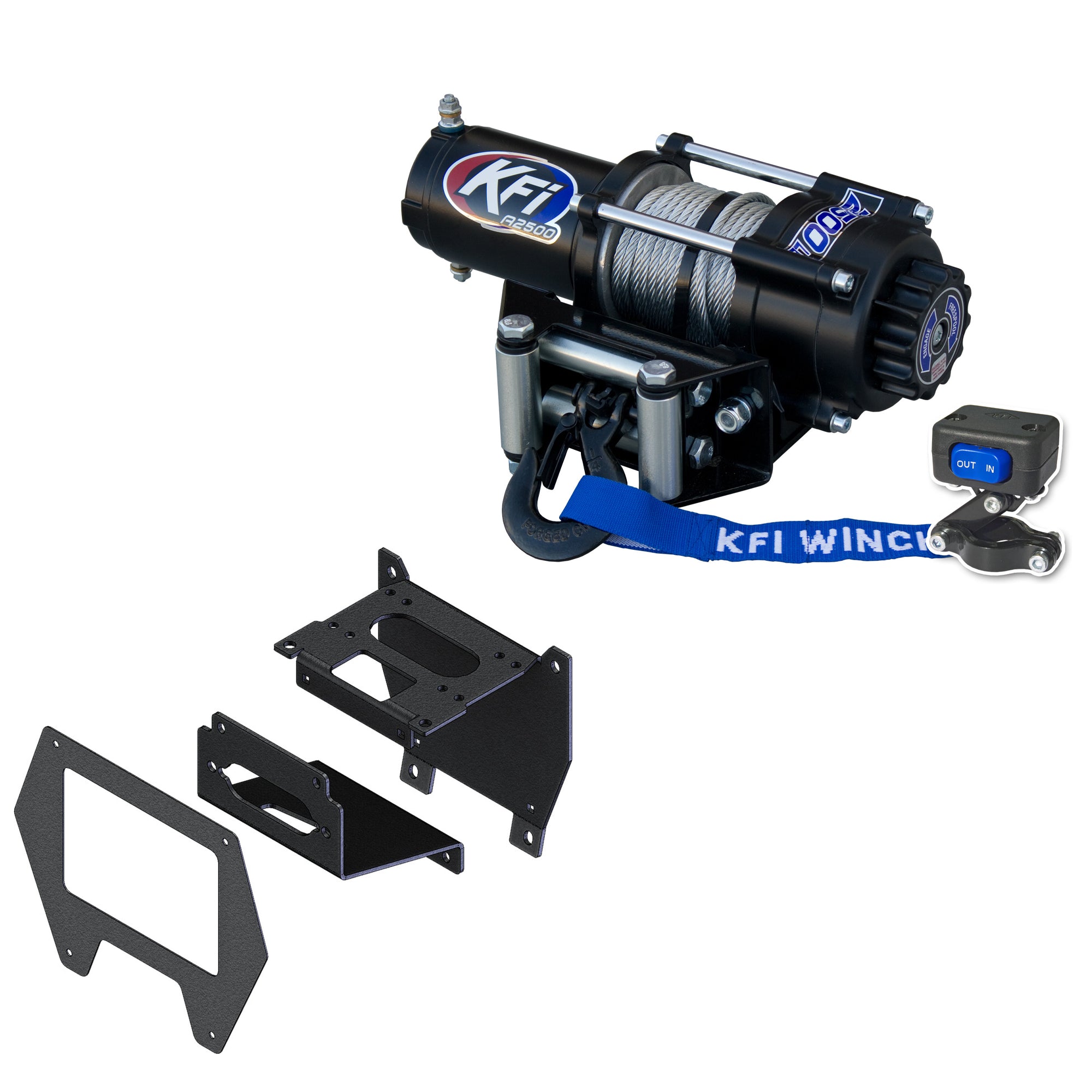 KFI Products Winch Kit For Polaris RZR Turbo R/R 4 2022-2024