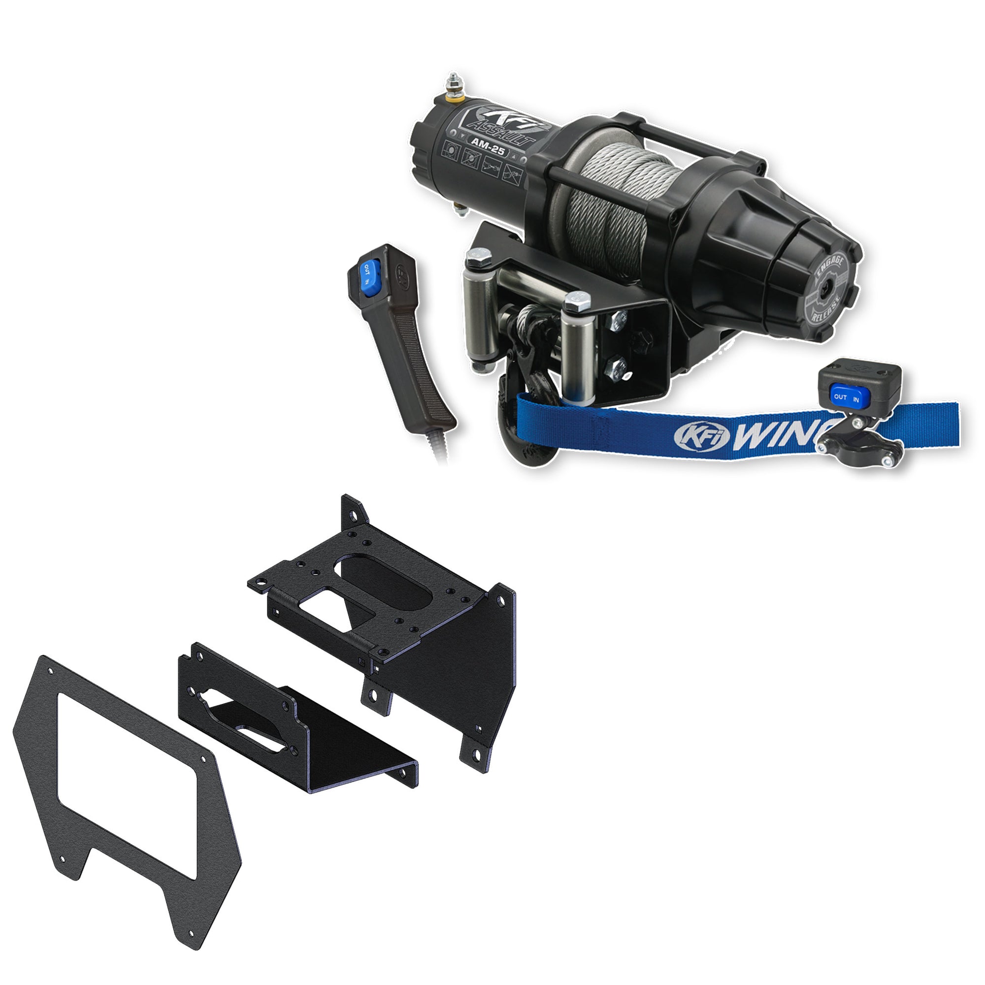 KFI Products Winch Kit For Polaris RZR Pro R/R 4 2022-2024