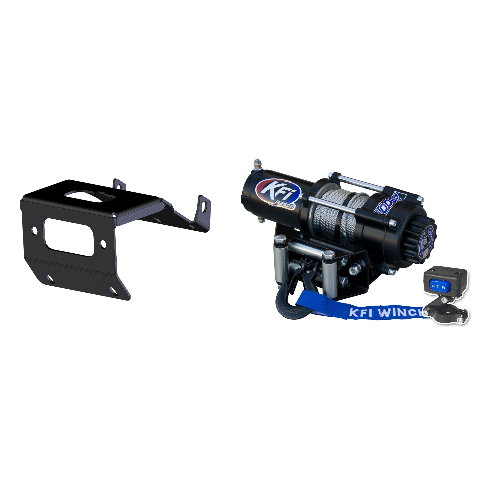 KFI Winch Kit For Honda TRX420 Rancher -SOLID AXLE ONLY- FA/FE/FM/TE/TM 2014