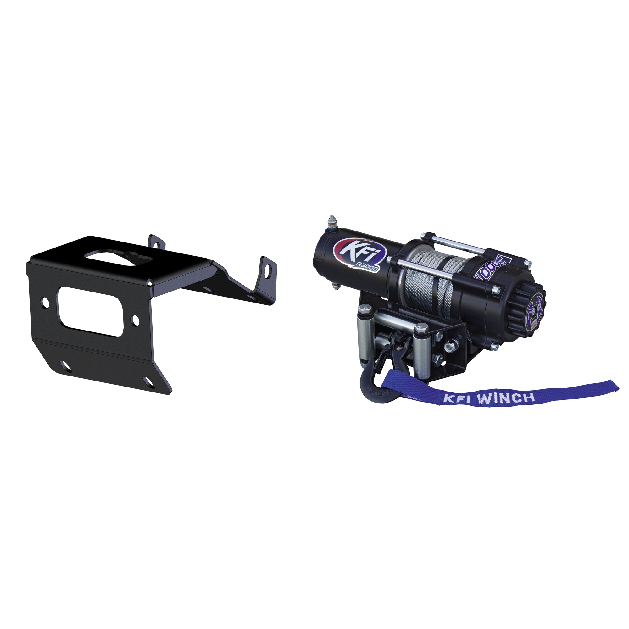 KFI Winch Kit For Honda TRX420 Rancher -SOLID AXLE ONLY- FA/FE/FM/TE/TM 2014