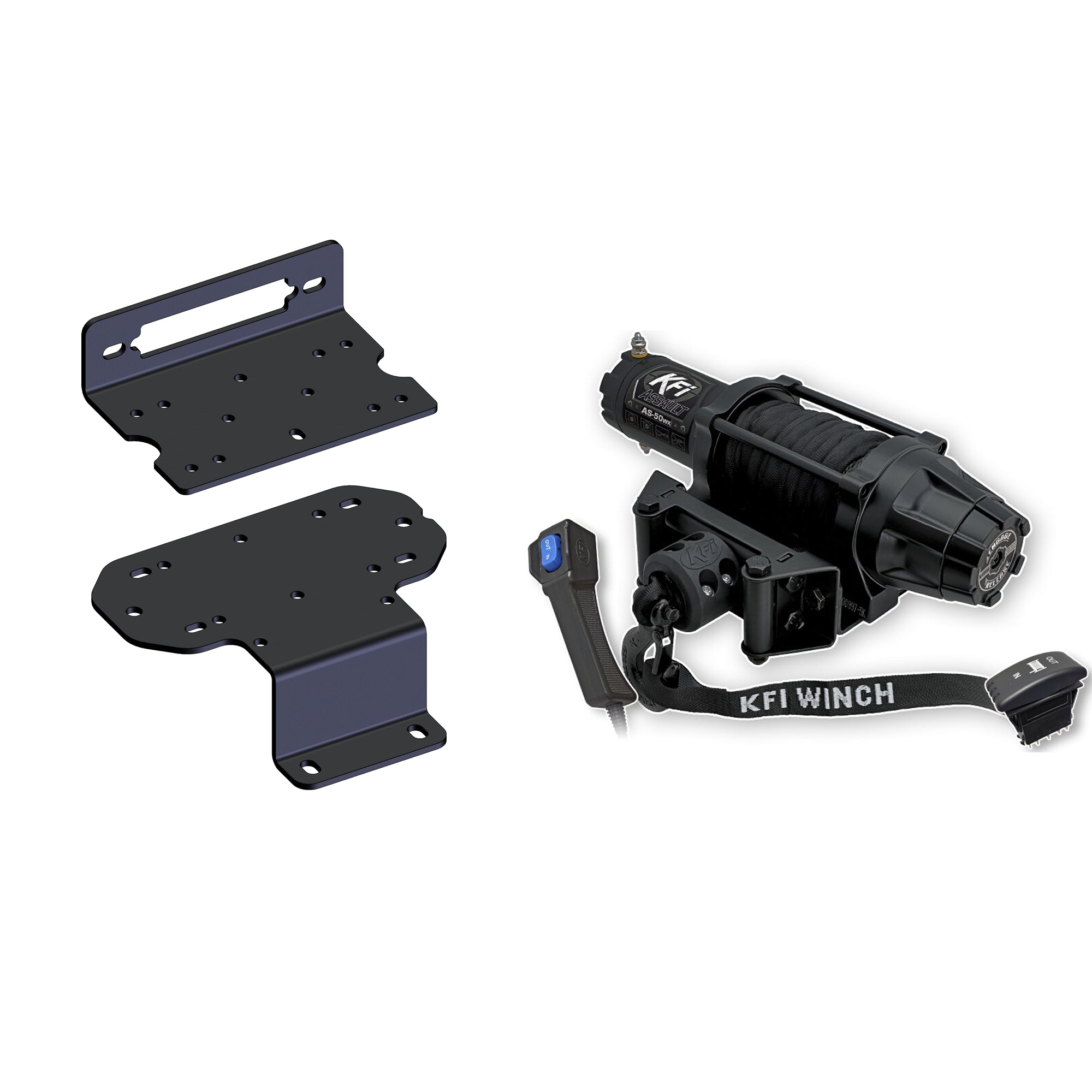 KFI Winch Kit For Yamaha Rhino 700 4x4 2008-2013
