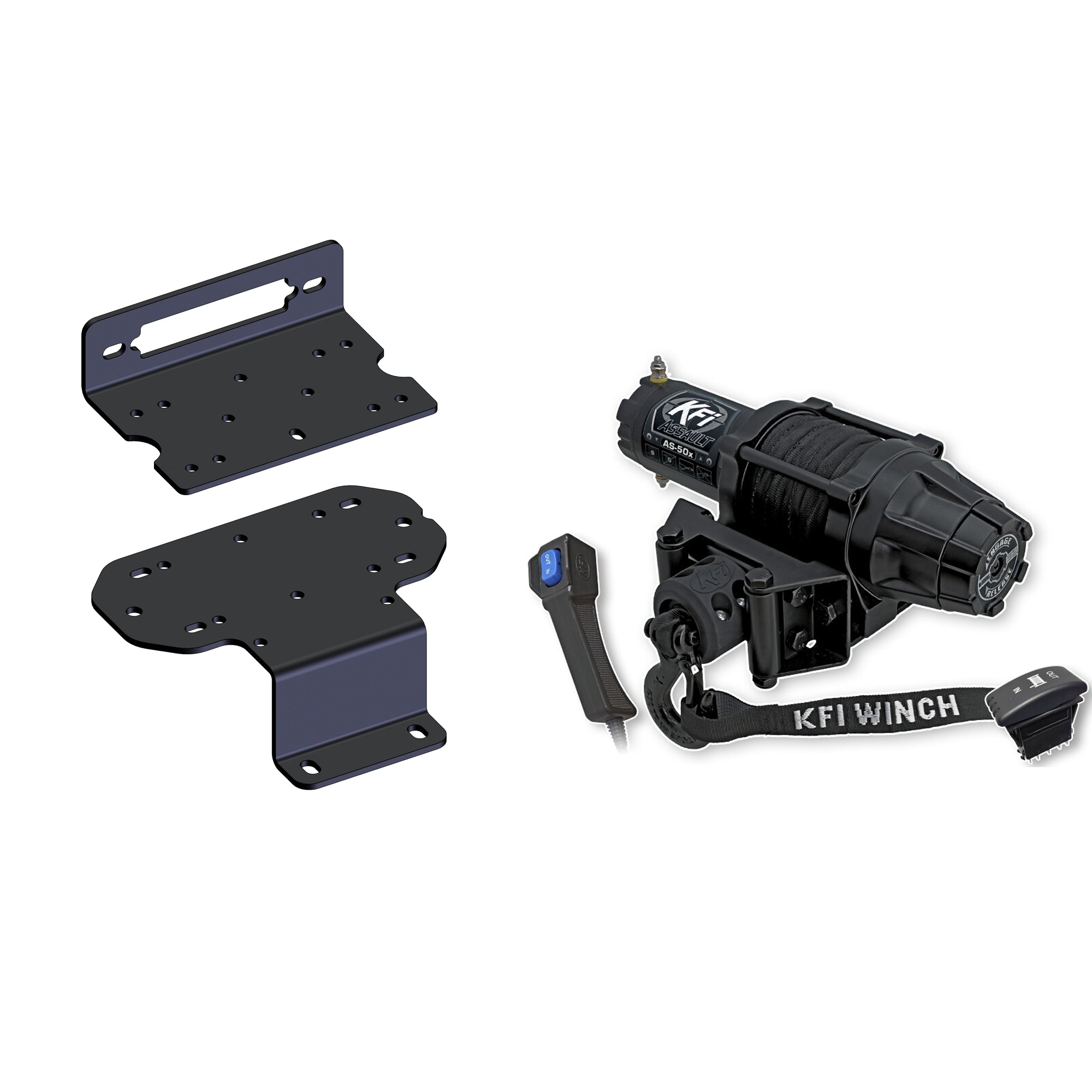KFI Winch Kit For Yamaha Rhino 450 4x4 2006-2011