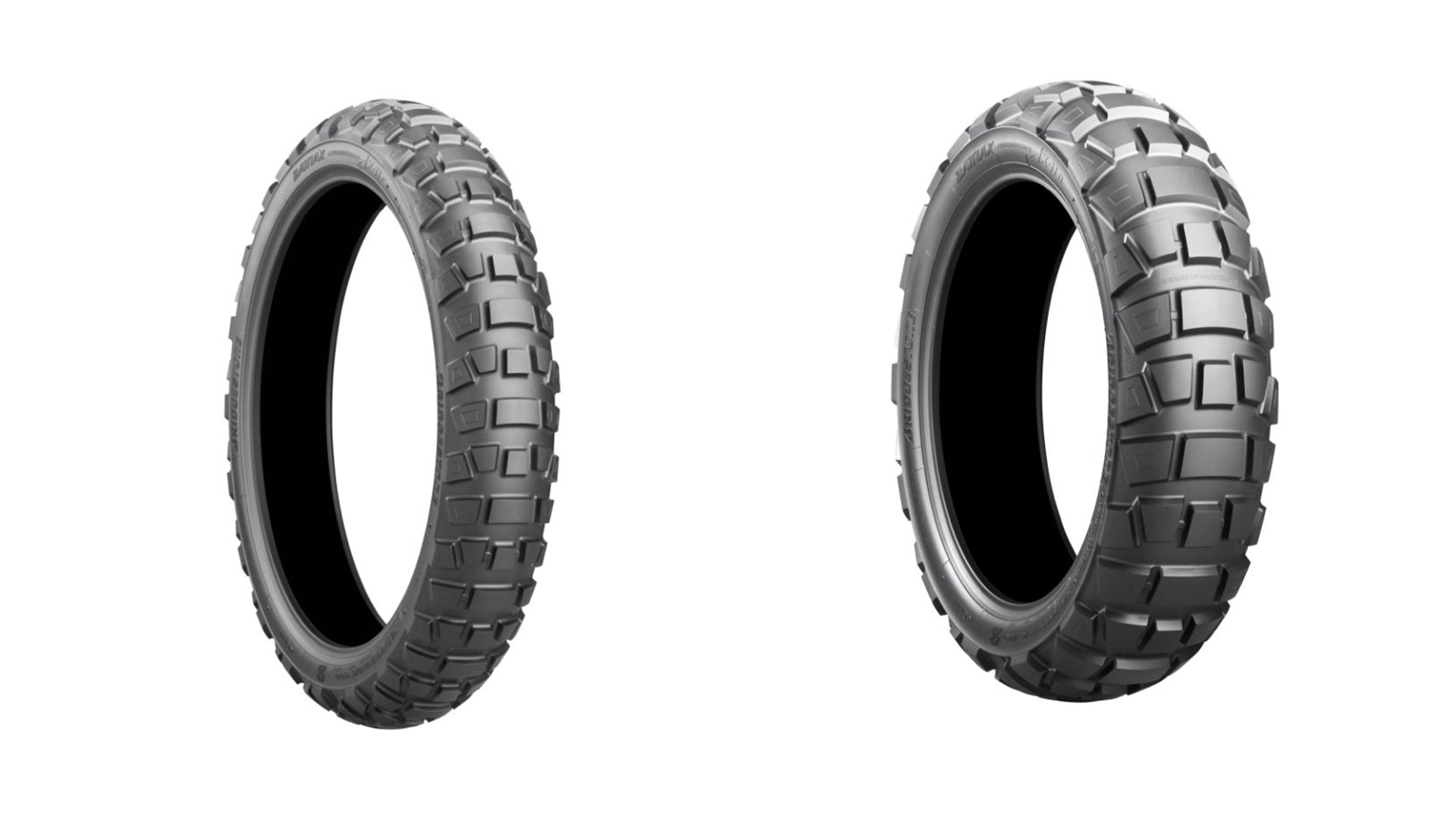 Bridgestone Battlax Adventurecross AX41 100x90x19 And And 140x80x17 Full OEM Tire Set For Yamaha XVS 950 Bolt Scrambler 17-20