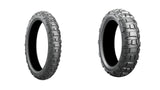 Bridgestone Battlax Adventurecross AX41 100x90x19 And And 140x80x17 Full OEM Tire Set For Yamaha XVS 950 Bolt Scrambler 17-20