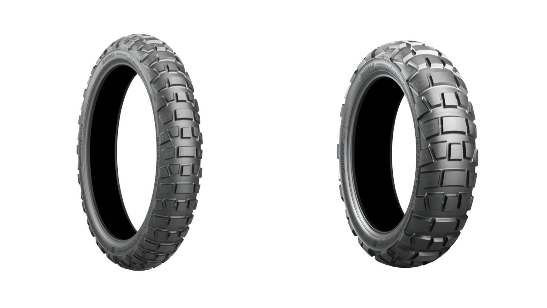 Bridgestone Battlax Adventurecross AX41 110x80x19 And And 140x80x17 Full OEM Tire Set For BMW F700GS 13-18